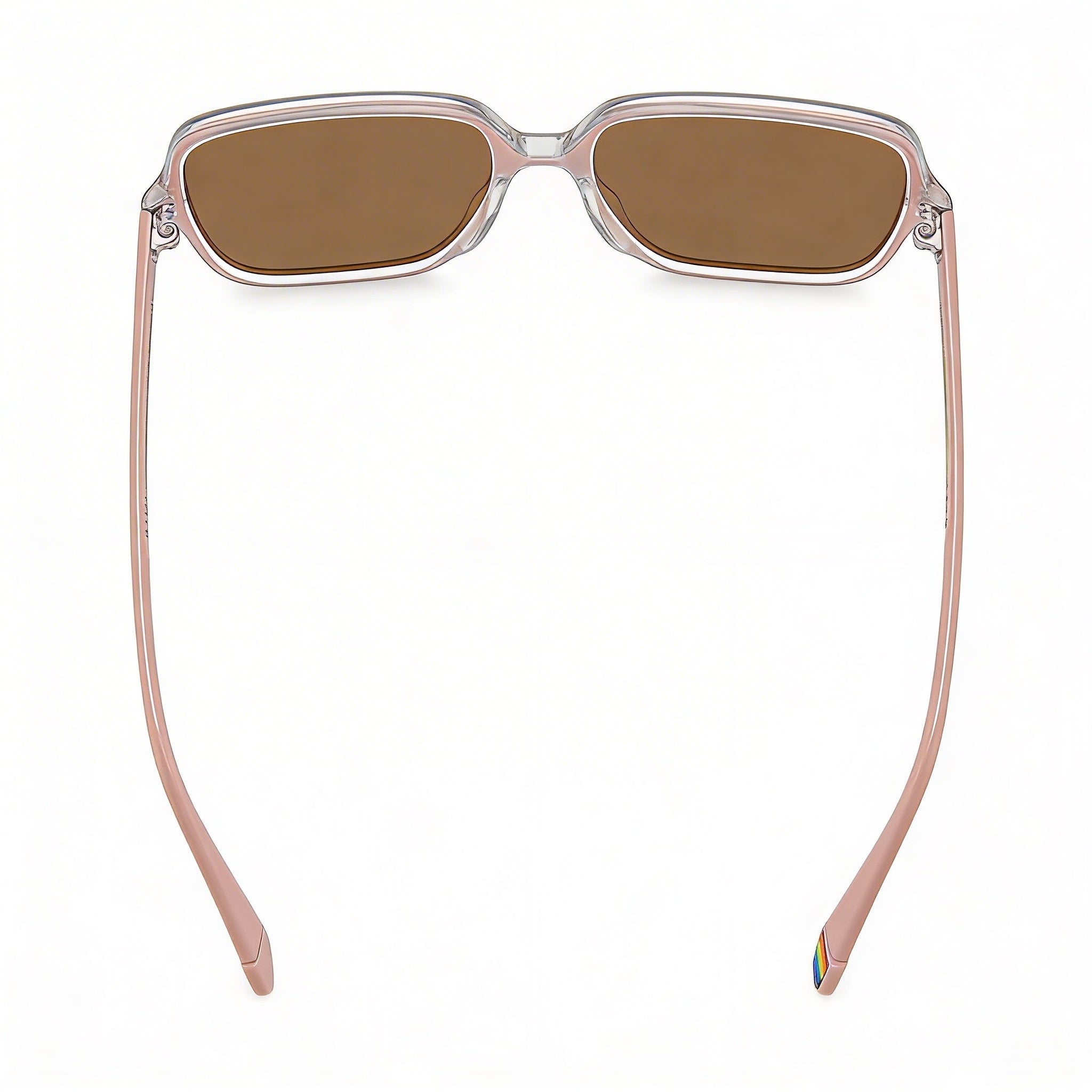Gafas de sol Polaroid informales para mujer, color rosa, de POLICARBONATO ECOLÓGICO, polarizadas, alta protección UV, lentes de bronce, 56 mm, Photo 4