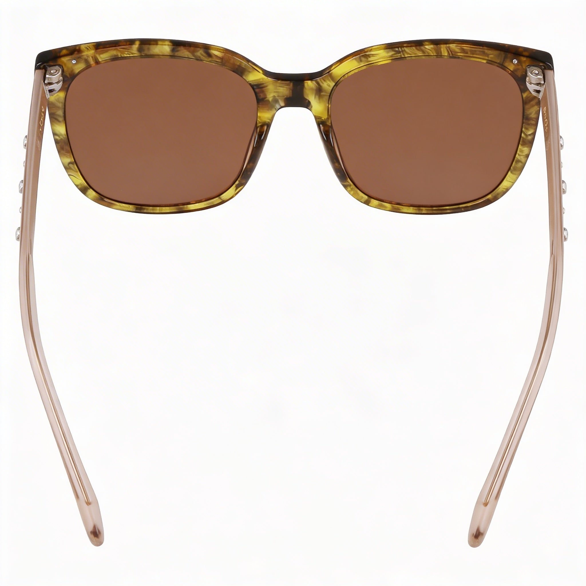 bebe Women's Topaz Plastic Frame Acetate Lens Sunglasses with UV Protection, Photo 4