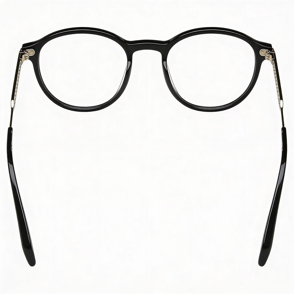 Police VPLG27 Modern Men's Acetate and Metal Frame Non-Polarized Eyeglasses 49mm