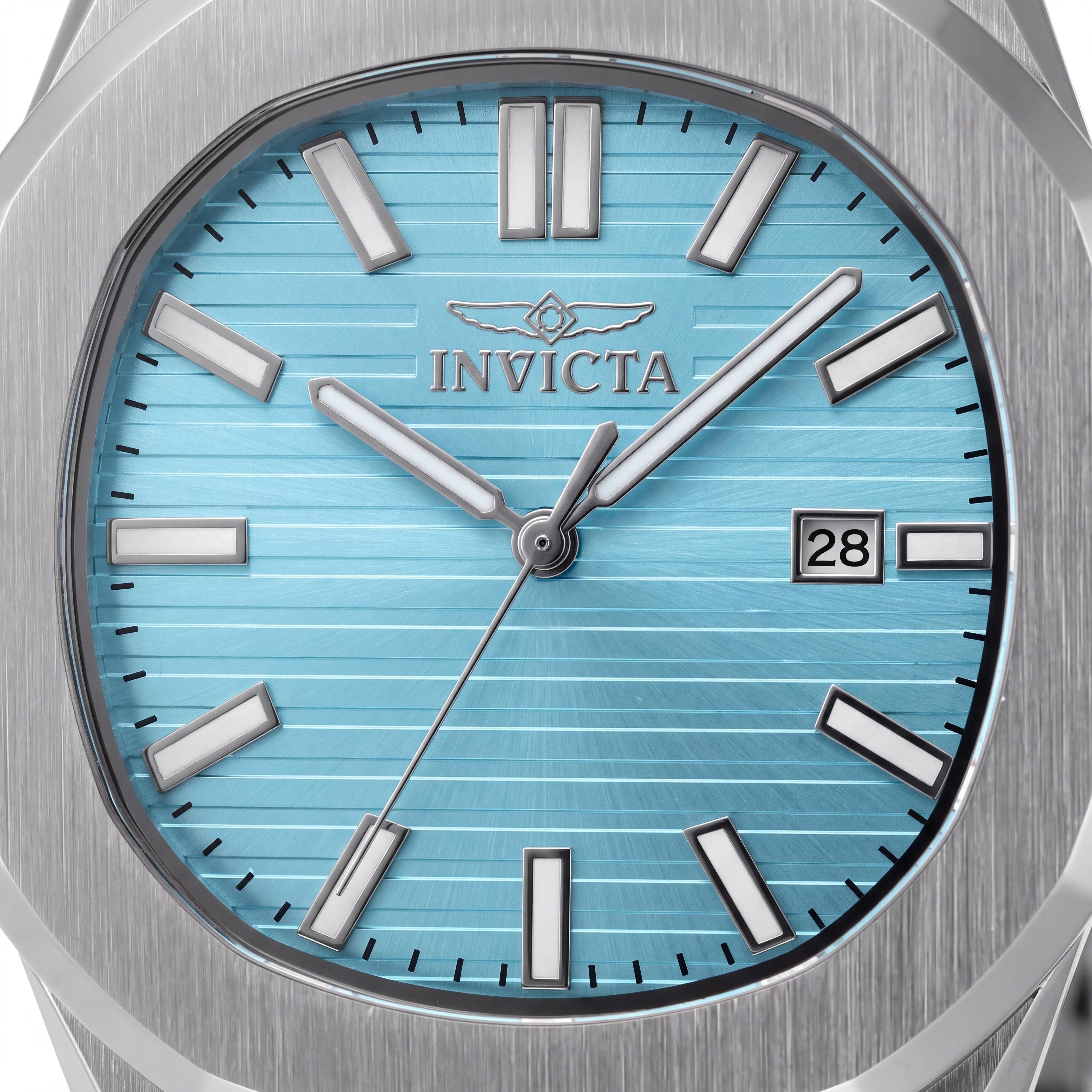 Invicta Speedway 48322 Reloj de Cuarzo Unisex de Acero Inoxidable con Brazalete de 41mm y Esfera Azul, Photo 2