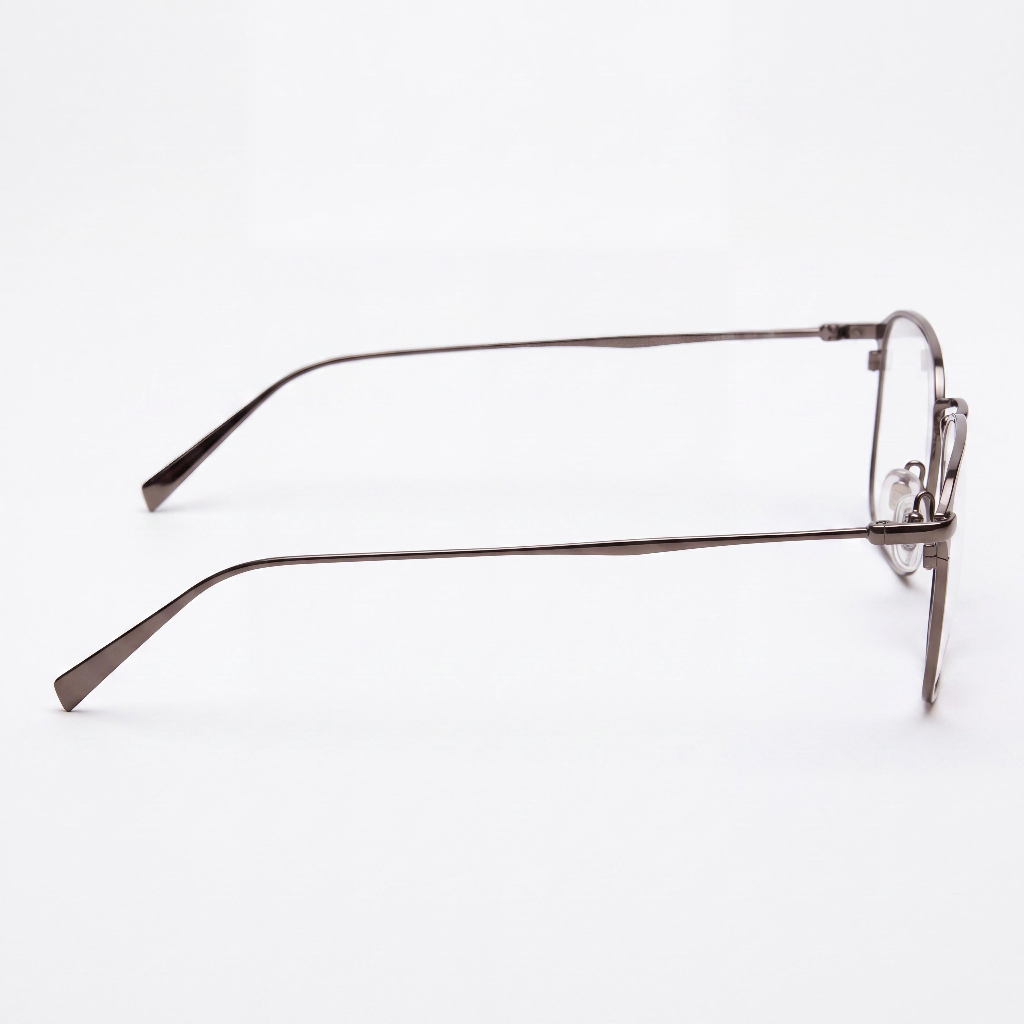 Levi's Classic Men's Lightweight Square Metal Frame Eyeglasses Matte Khaki 52mm, Photo 2