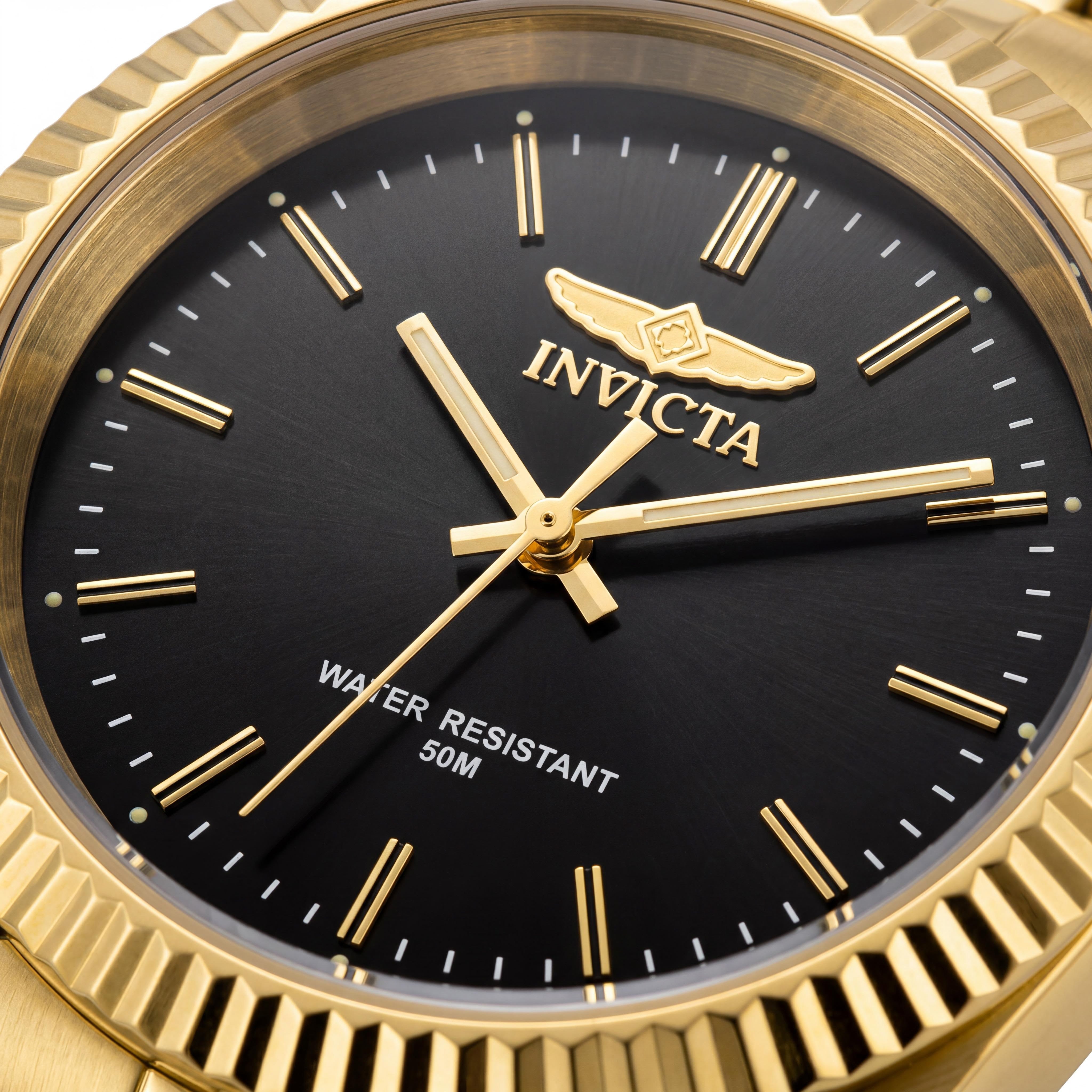 Invicta Specialty 29406 Unisex Gold Stainless Steel Black Dial Quartz Movement Water Resistant Watch 36mm, Photo 2