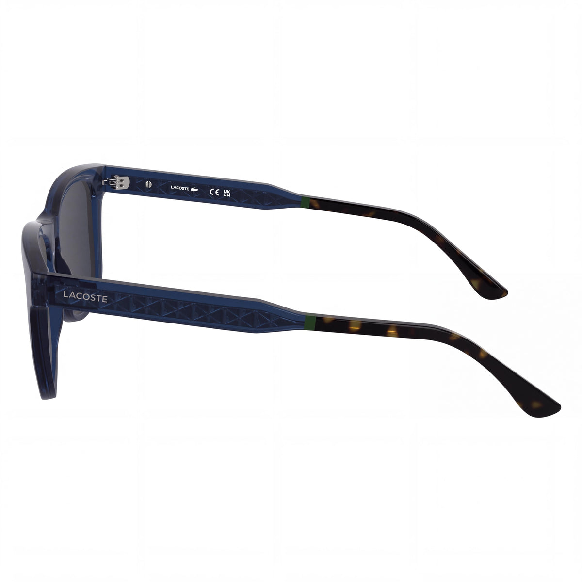 Lacoste L6060s Unisex Classic Transparent Blue Plastic Frame Grey Lenses UV Protection 54mm, Photo 3