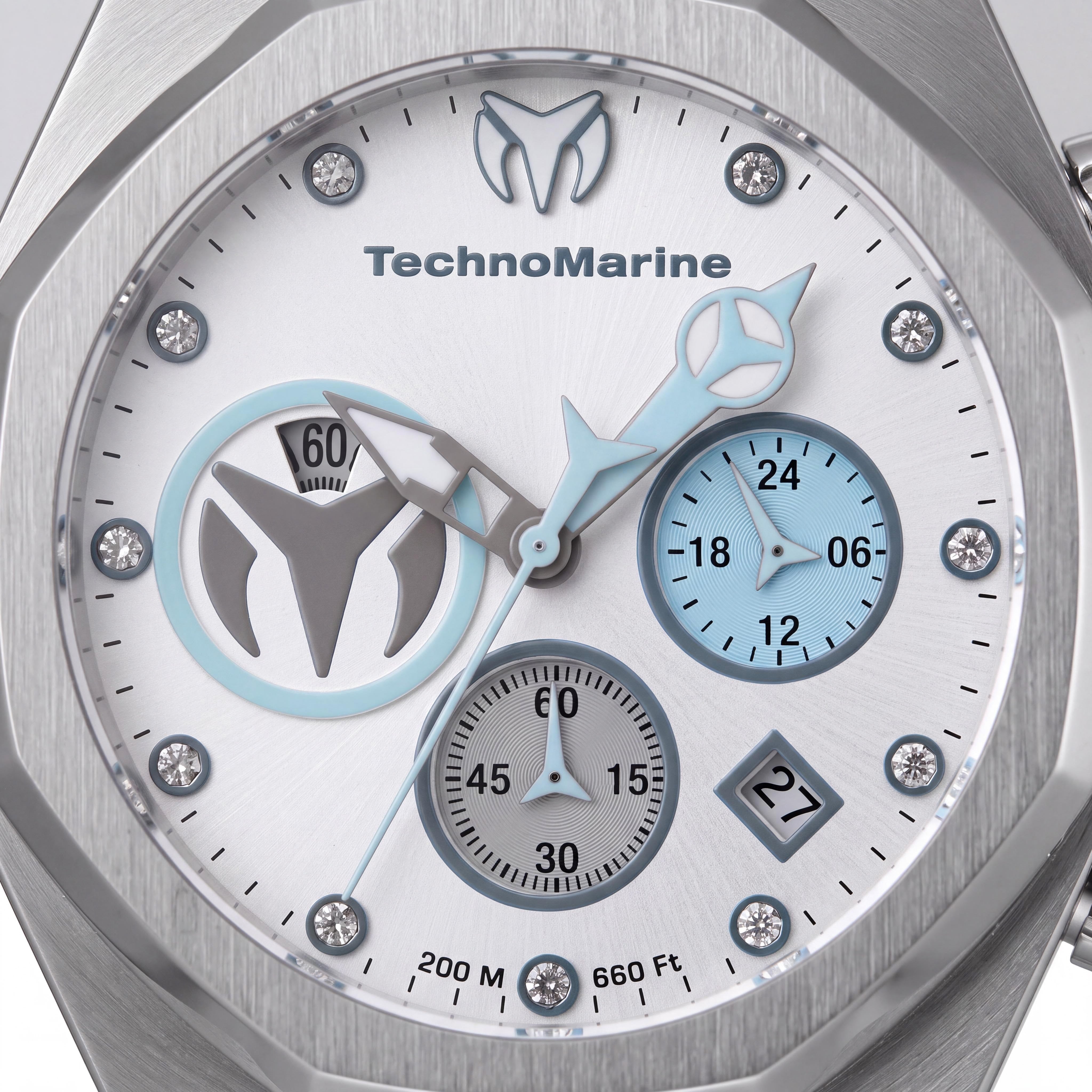 Technomarine Reef TM-523005 Unisex Plata Acero Inoxidable Silicona 40mm Cronómetro 20 ATM, Photo 2