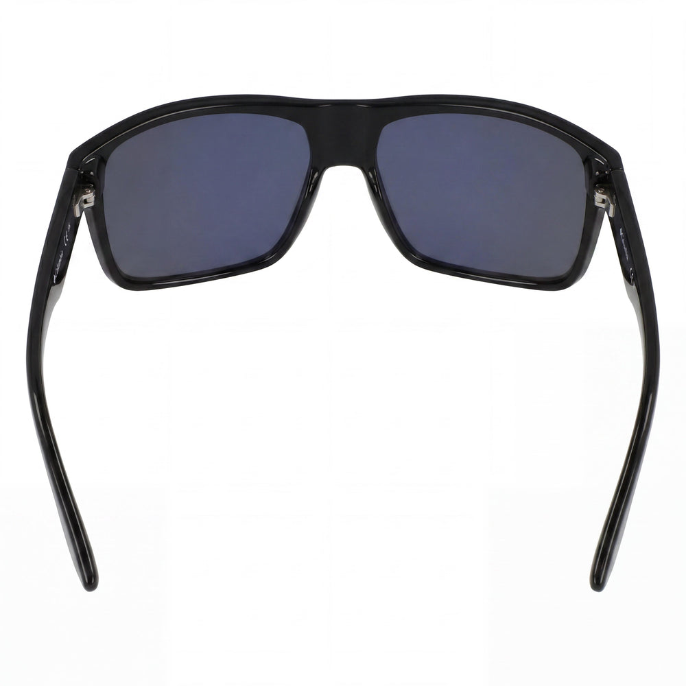 Columbia C571sp N Fairbanks Men's Polarized UV Protection Plastic Sunglasses Black Blue Mirror 62mm