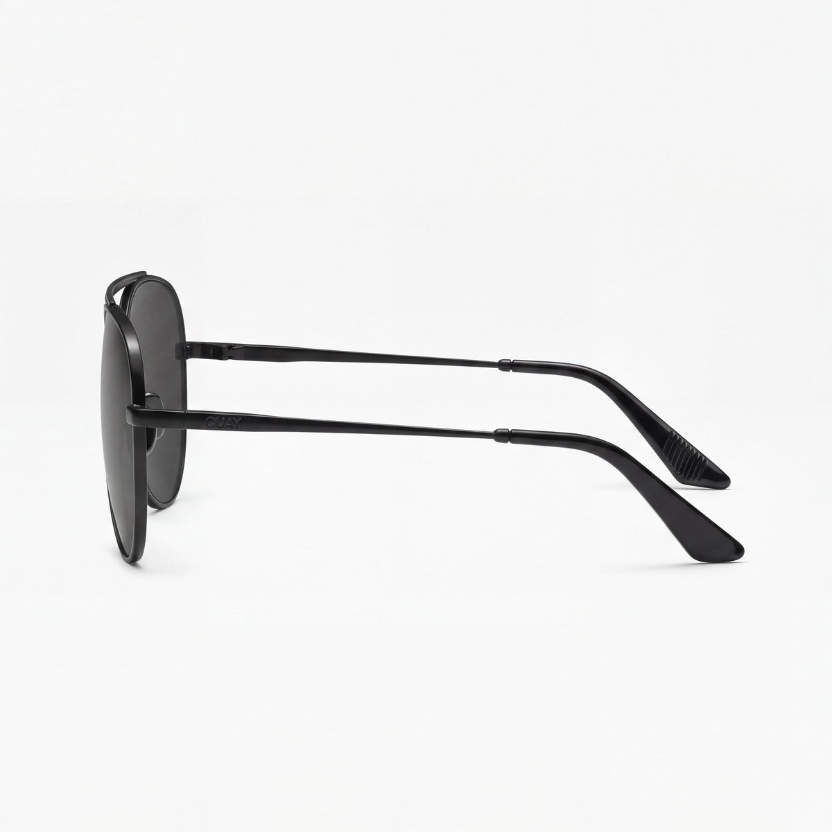 Gafas de sol para hombre QUAY AUSTRALIA Free Fall, metal negro/ahumado, polarizadas, con protección UV, 60 mm, Photo 3