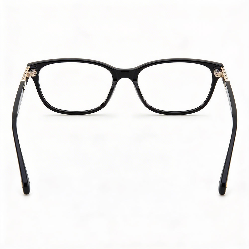 kate spade new york Casual Women's Shiny Black Plastic Eyewear 49mm