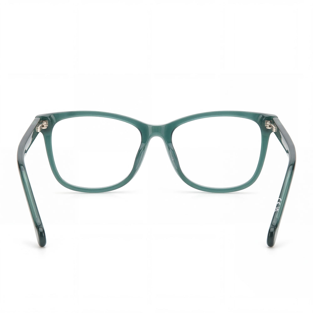 Carolina Herrera Ch 0066 Women's Plastic Square Teal Brown Non- Eyeglasses Lens 53mm
