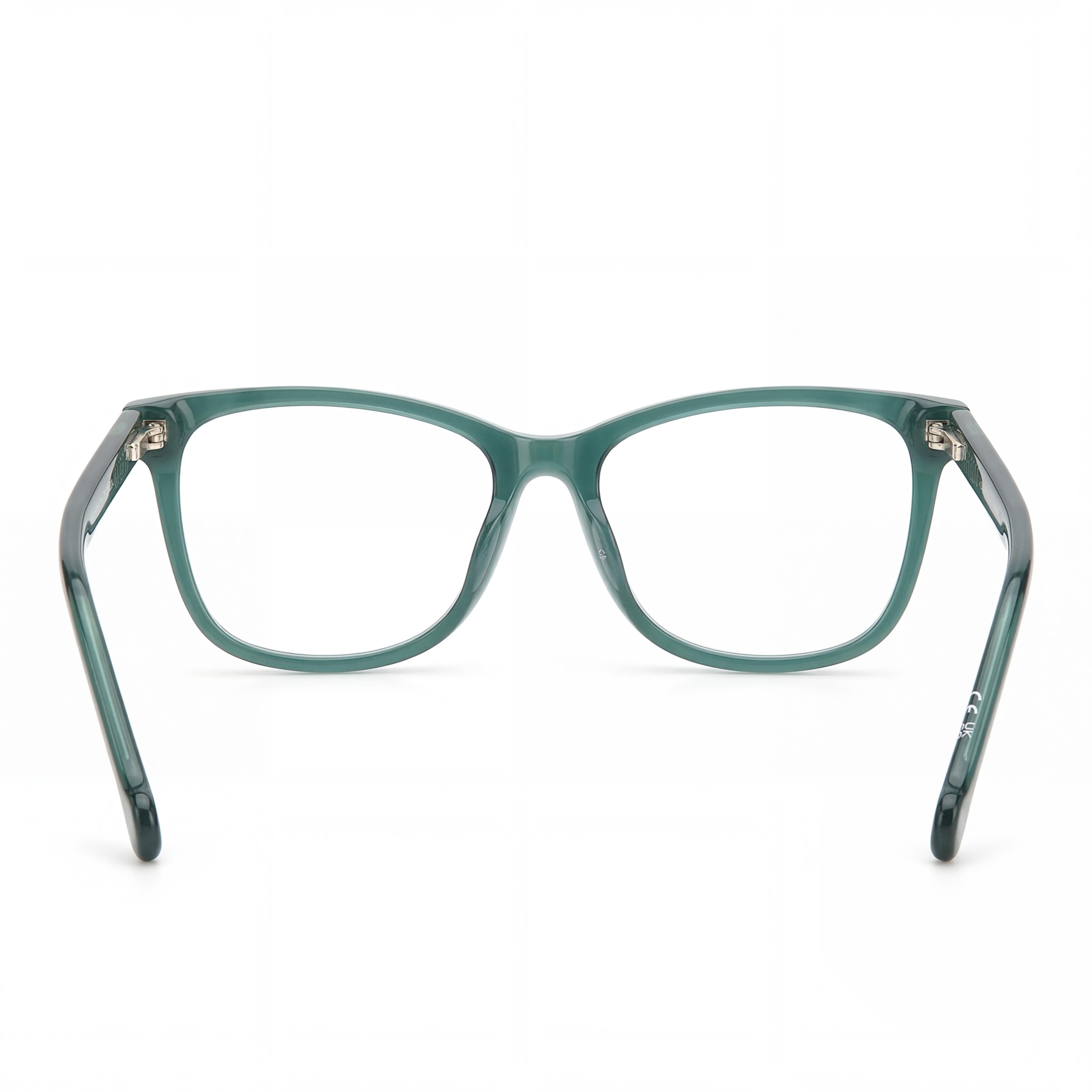 Carolina Herrera Ch 0066 Women's Plastic Square Teal Brown Non- Eyeglasses Lens 53mm, Photo 3