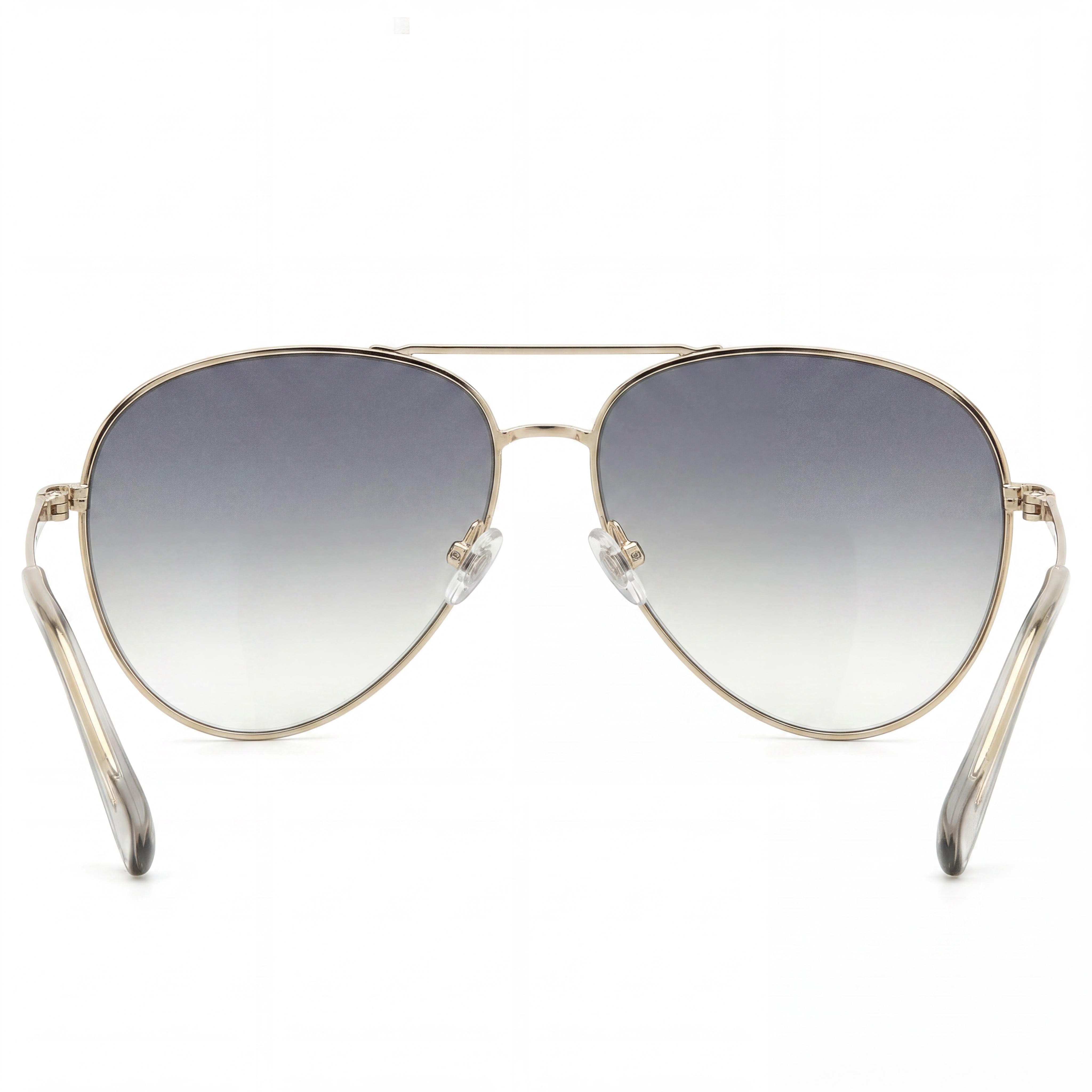 Fossil Fos 2140/G/S Women's Stainless Steel Non-Polarized Light Gold/Green Shaded Sunglasses 59mm, Photo 4