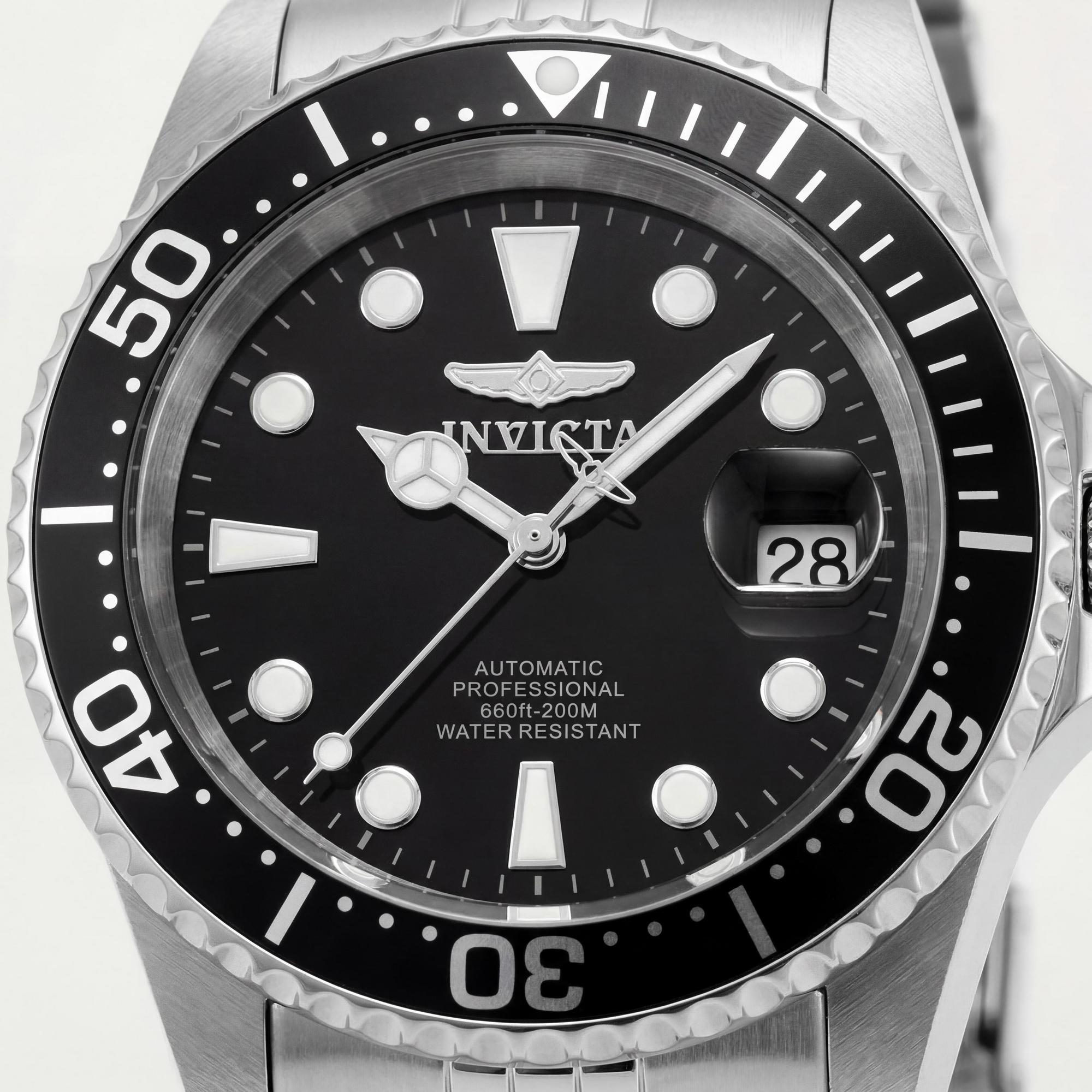 Reloj automático Invicta Pro Diver 30091 negro y plateado para hombre, 42 mm, Photo 2