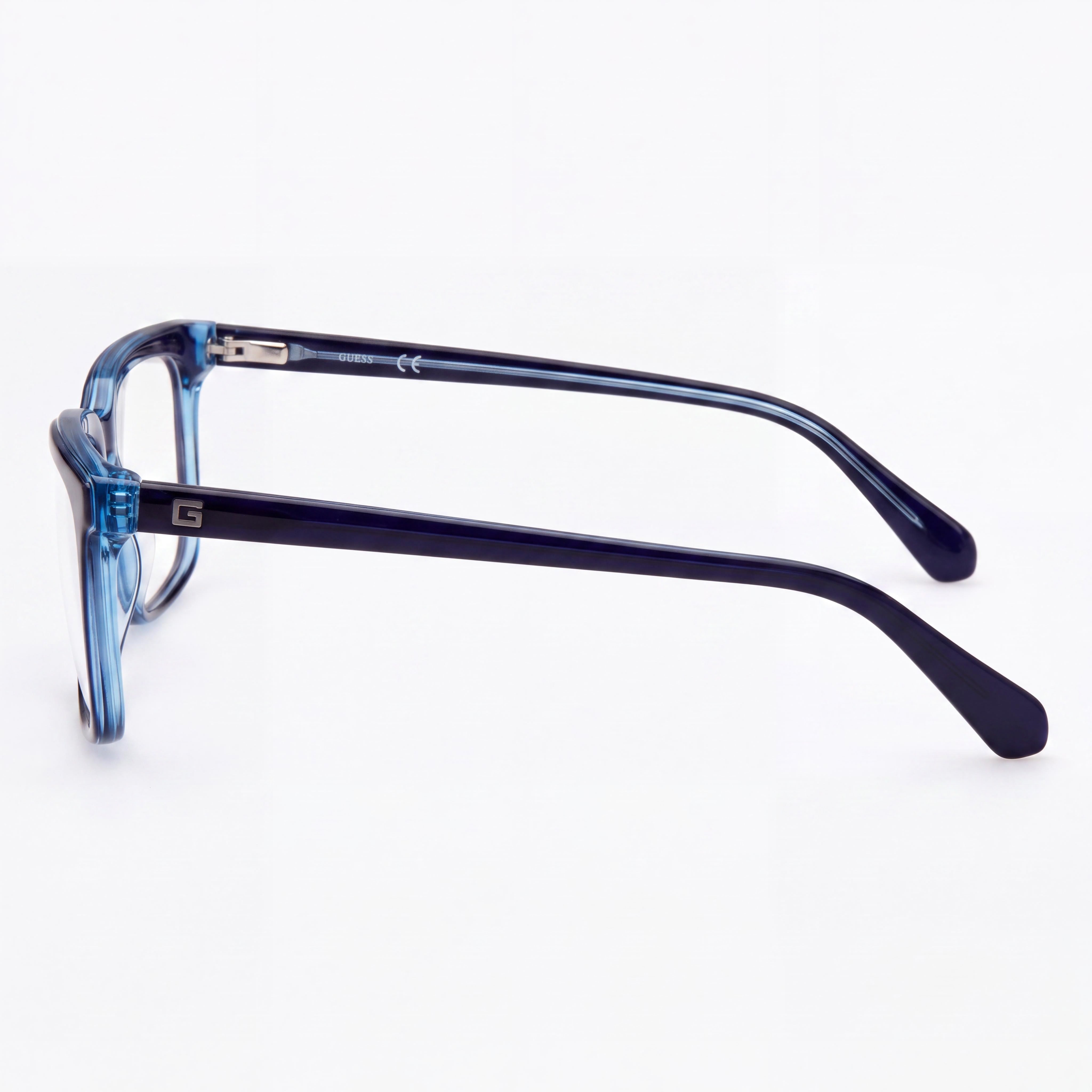 GUESS Gu50063 Women's Blue Monocolor Plastic Eyewear 54mm, Photo 2