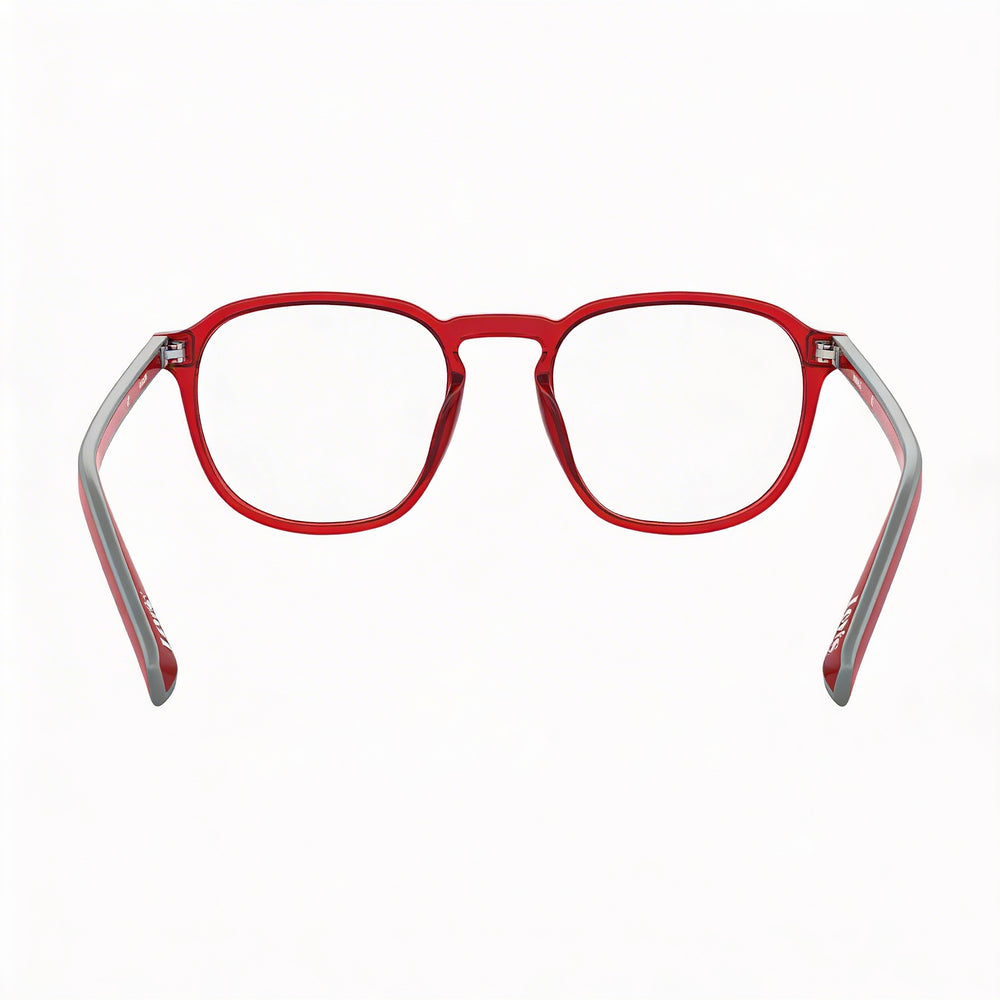 Montura de gafas Levi's Lv 1024 de plástico rojo para mujer, listas para lentes graduadas, lentes de 50mm, puente de 20mm, patillas de 145mm