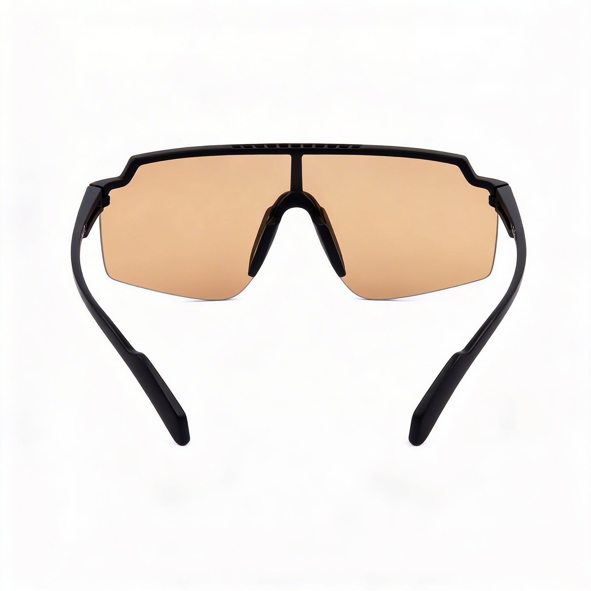 Adidas SP001801G00 Black Plastic Frame Sunglasses with Brown Mirror Lenses for Men and Women 59mm, Photo 2
