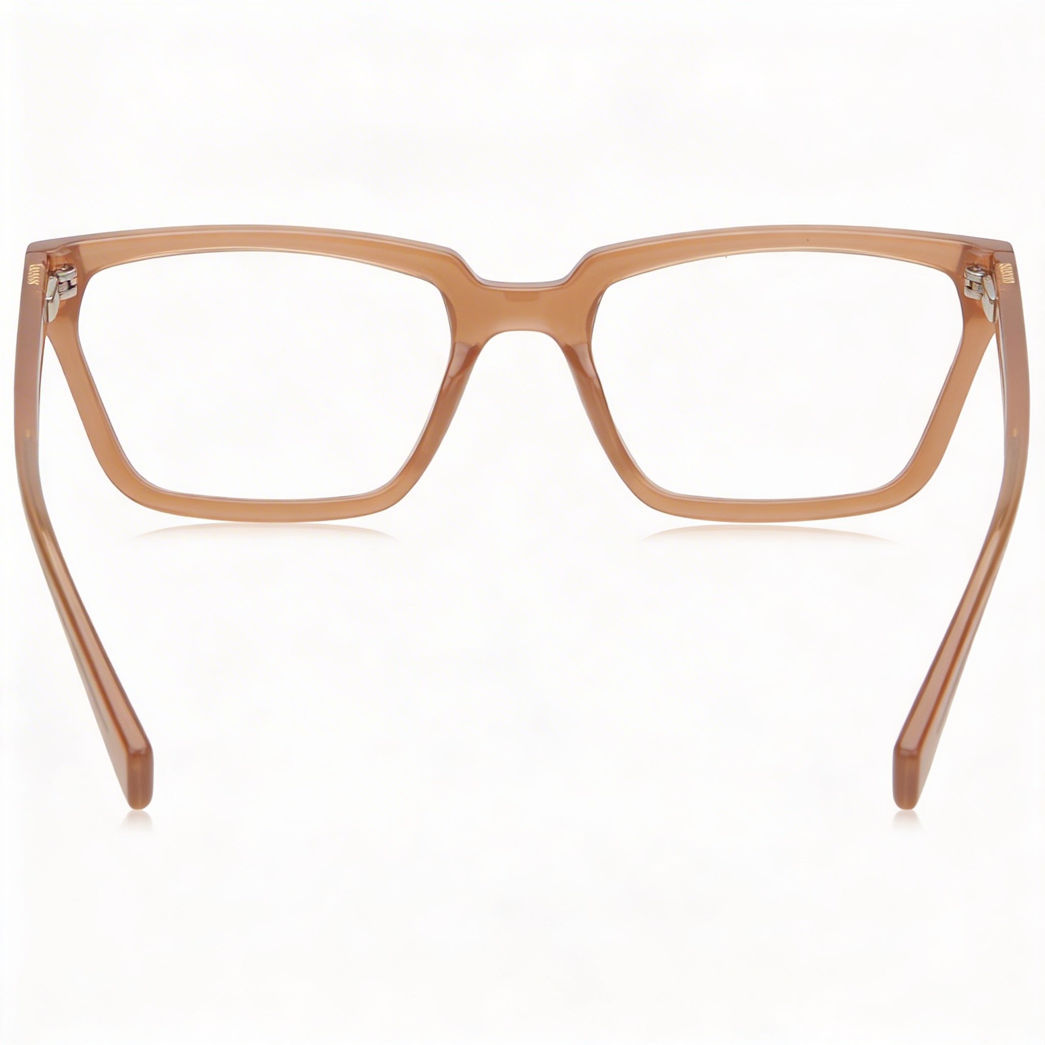 GUESS Modern Unisex INYECTADO Gafas Beige Brillante sin micas 54-19-145, Photo 3
