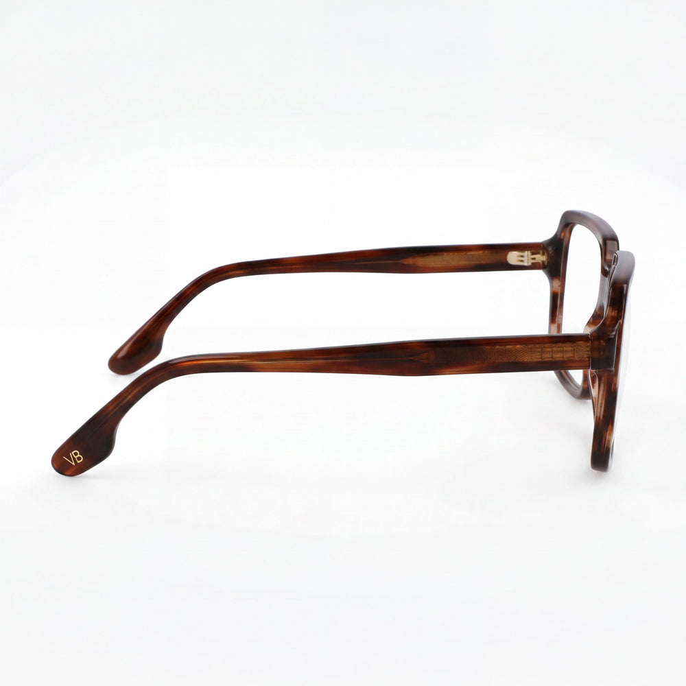 Victoria Beckham Vb2668 Women's Brown Horn Optical Eyeglasses, Prescription Ready Frames, Size 53-17-140mm
