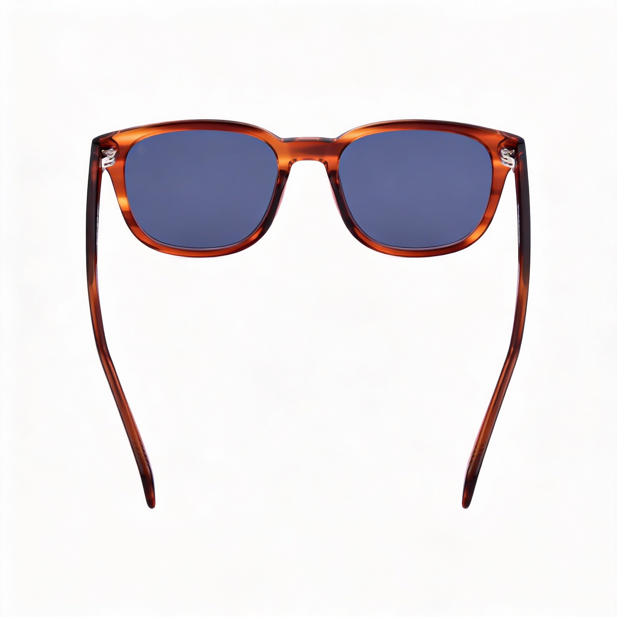 Gafas de sol David Beckham DB 1062/S unisex de acetato, montura azul y marrón, lentes de color marrón, protección UV, 52 mm, Photo 4