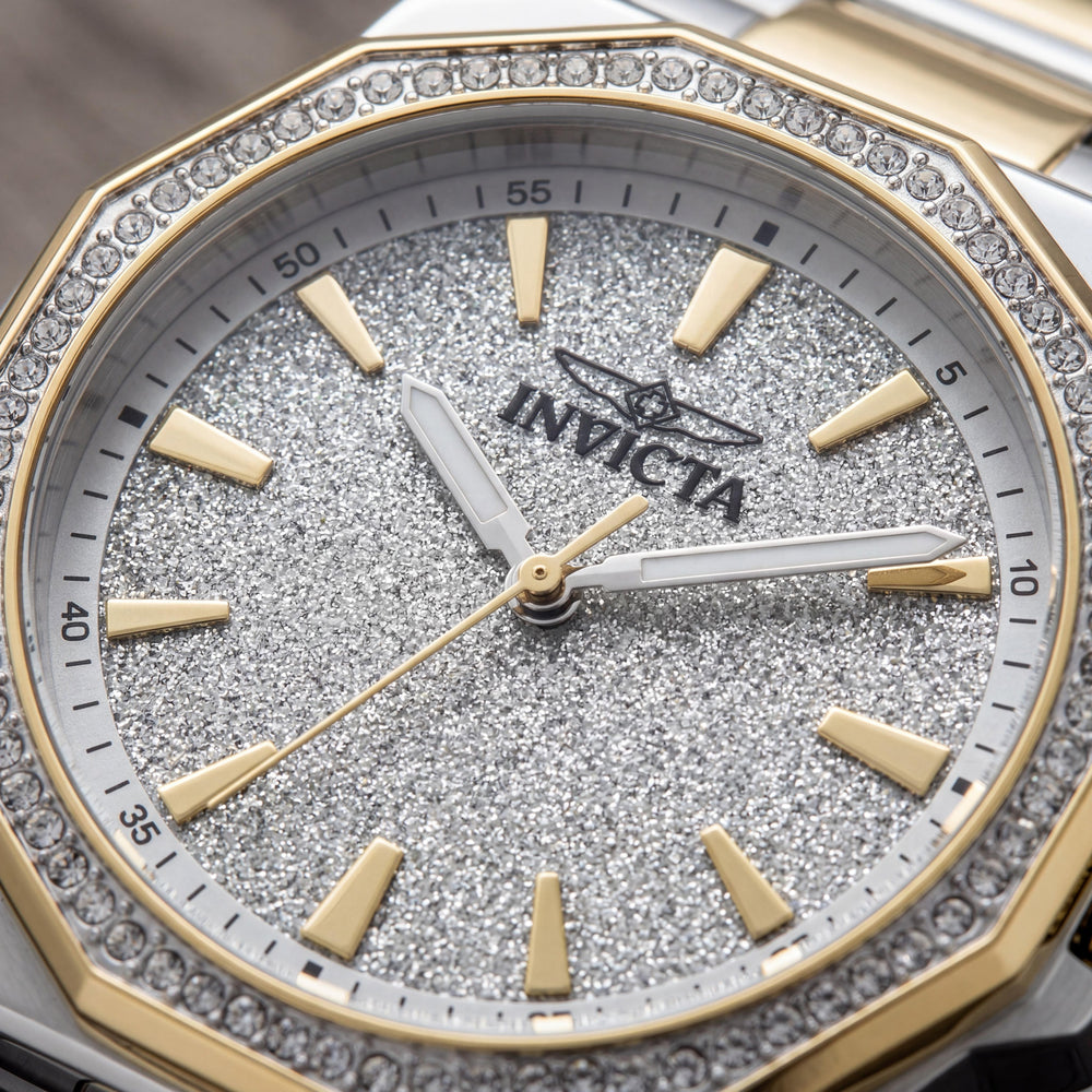 Invicta Speedway 49129 Women's Silver Stainless Steel Chronograph Quartz Watch 34mm