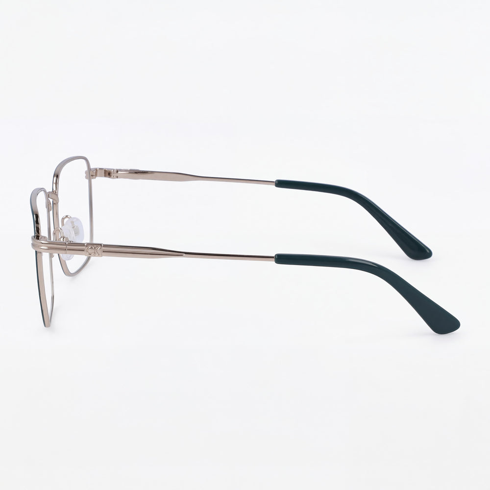 Calvin Klein Ck23104 Unisex Eyewear featuring Metal Frame in Khaki with Khaki Lenses, Lens Width 52mm