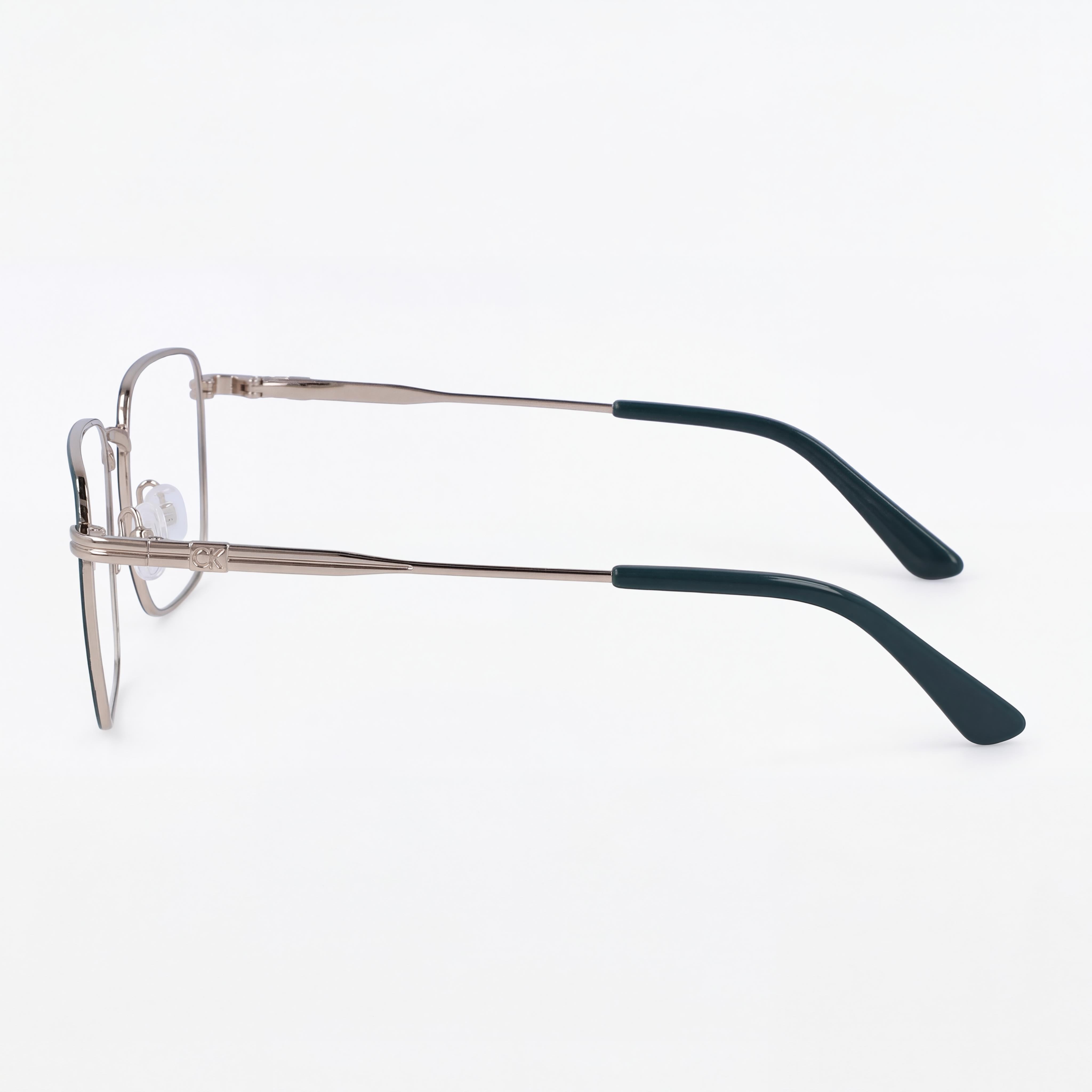 Calvin Klein Ck23104 Gafas Unisex con Montura de Metal en Caqui con Cristales Caqui, Ancho de Cristal 52mm, Photo 2