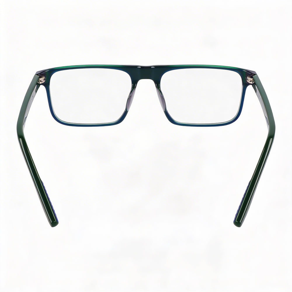 Gafas Nike 7161 para hombre, armazón de acetato trilaminado azul marino, lentes de policarbonato no polarizadas, 54 mm