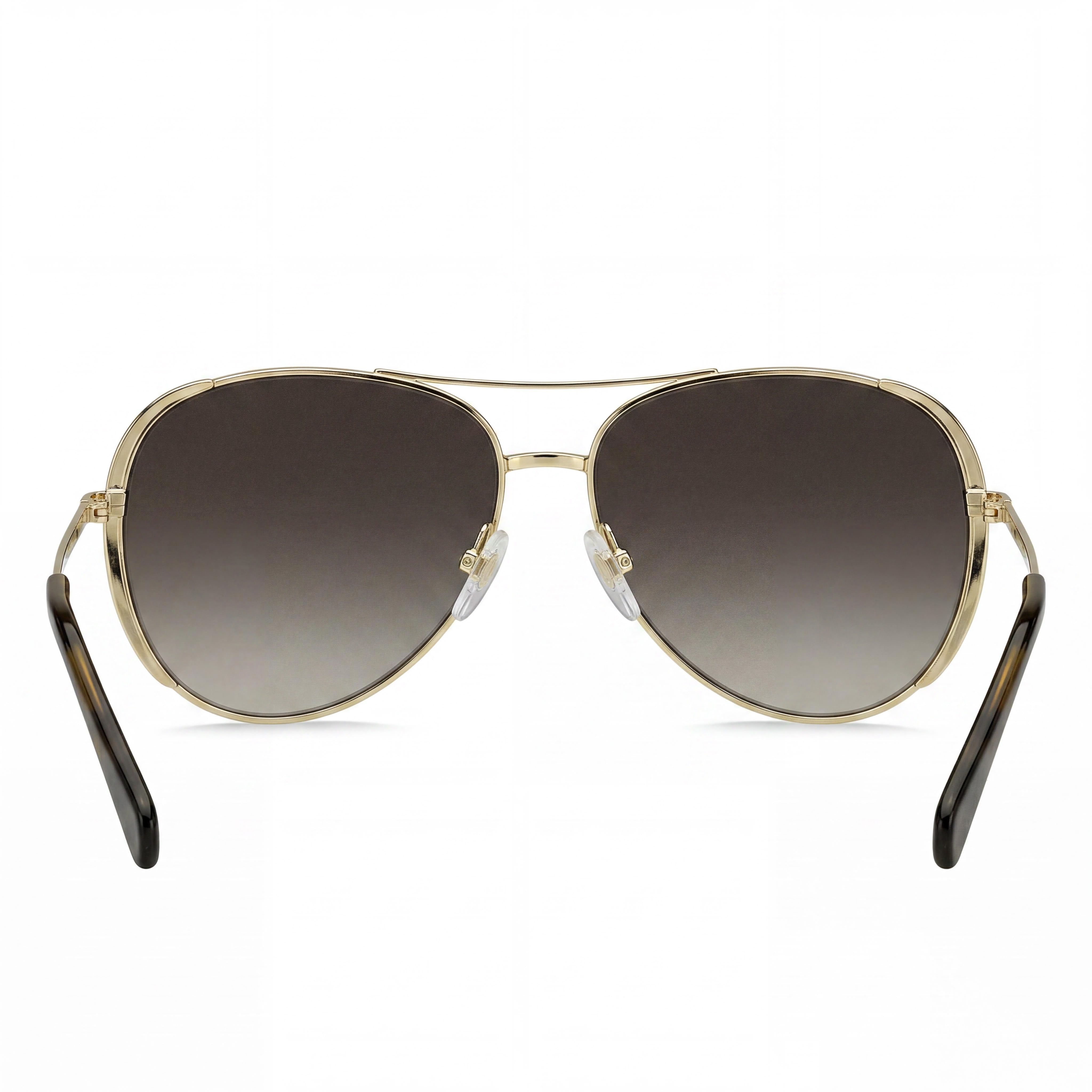 Gafas de sol Marc Jacobs Modern de metal dorado havana degradado marrón oscuro no polarizadas con protección UV de 59 mm, Photo 3