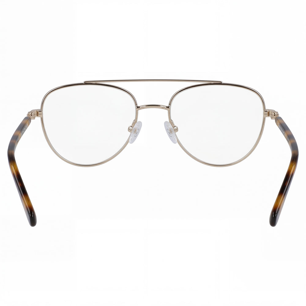 Gafas Calvin Klein Jeans Modelo Contemporáneo para Mujer con Montura de Aleación de Acero Dorada y Ancho de Lente de 53mm