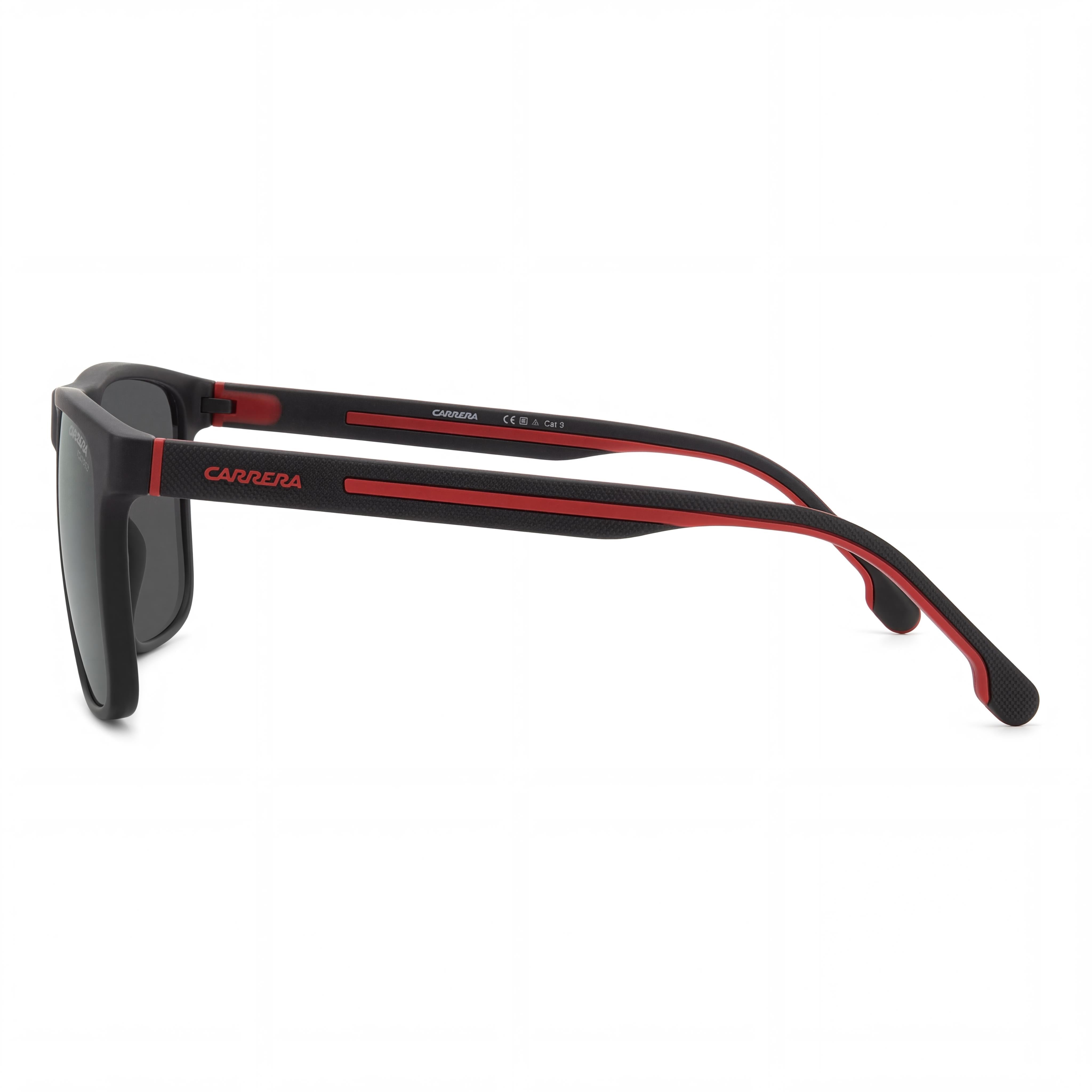 Carrera Contemporary 8064/S Men's Black Red Green Grey High Contrast Polarized Sunglasses 57mm, Photo 3