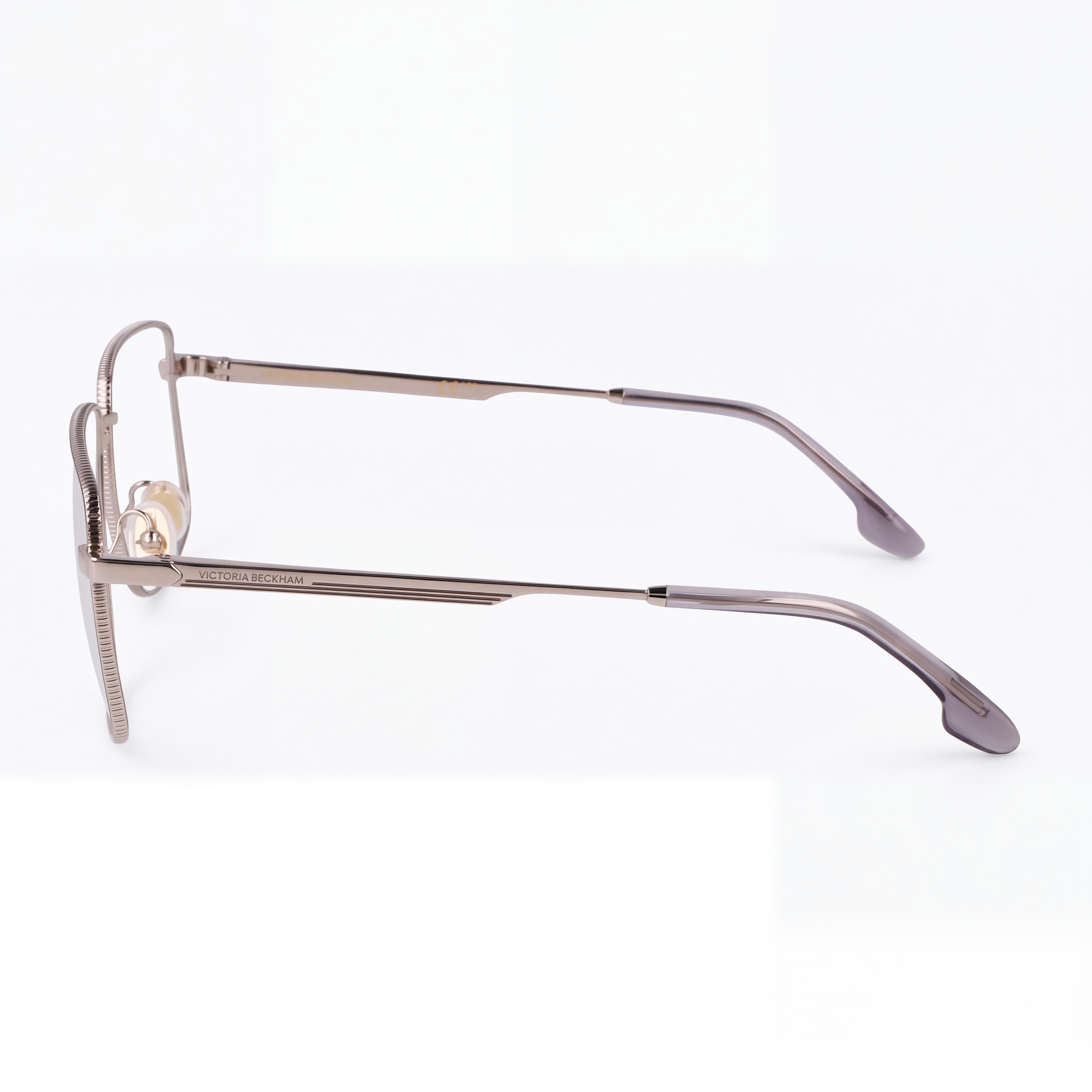 Gafas ópticas Victoria Beckham Vb2136 plateadas para mujer con ancho de lente de 56 mm, ancho de puente de 15 mm, largo de patilla de 140 mm, Photo 3