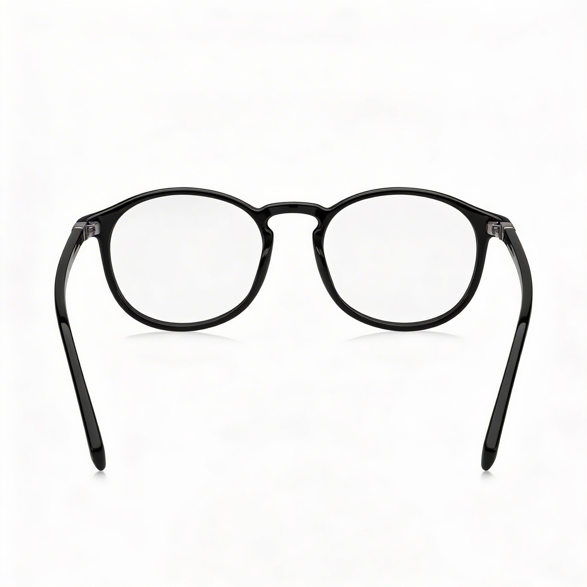 Hugo Boss Gafas con montura de celulosa negra y lentes transparentes no ópticas para hombre 50-20-145, Photo 3
