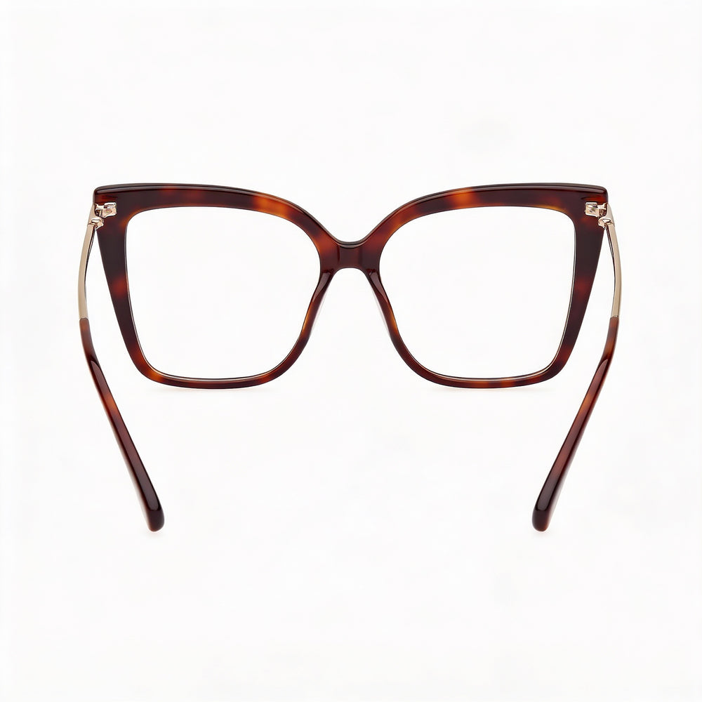 Gafas MaxMara Moderno para mujer, montura Habana oscura, 54-15-135