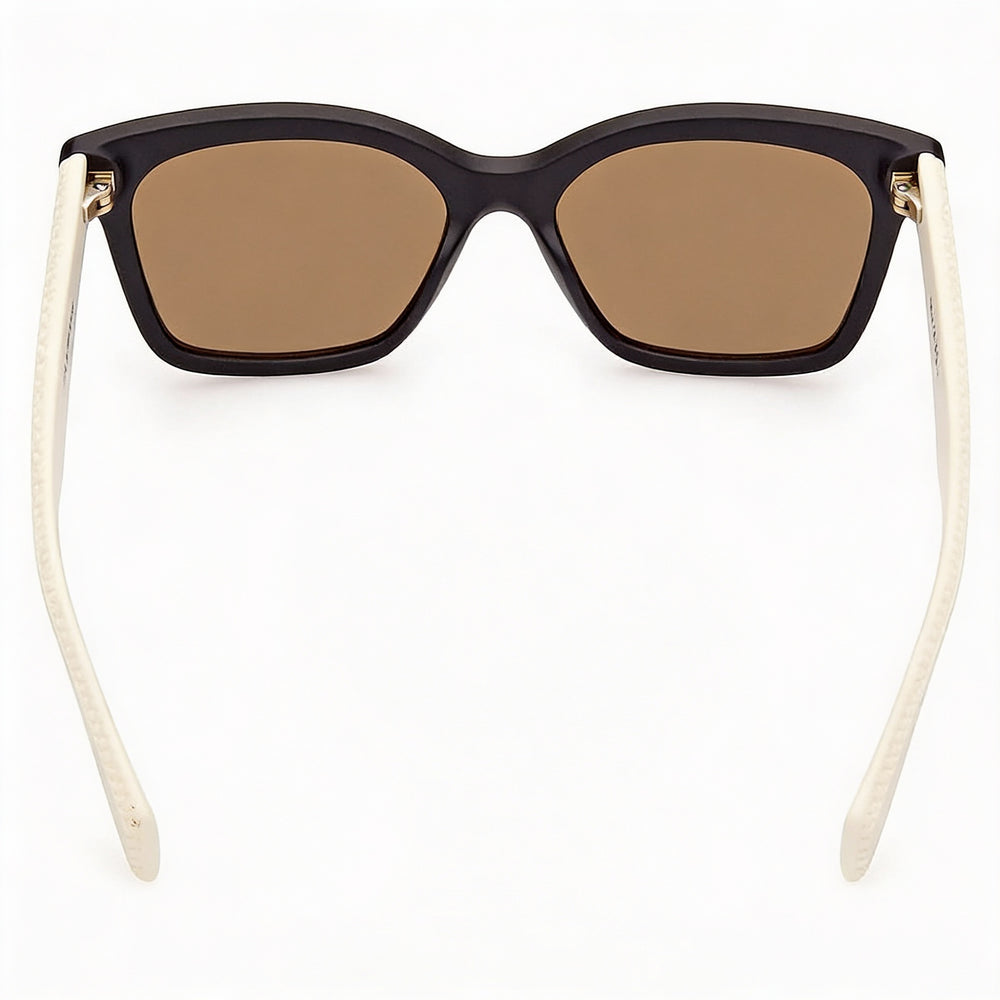 Gafas de sol adidas Originals Casual para mujer, de plástico, mate, negro, marrón, espejadas, sin polarizar, con protección UV, 54 mm