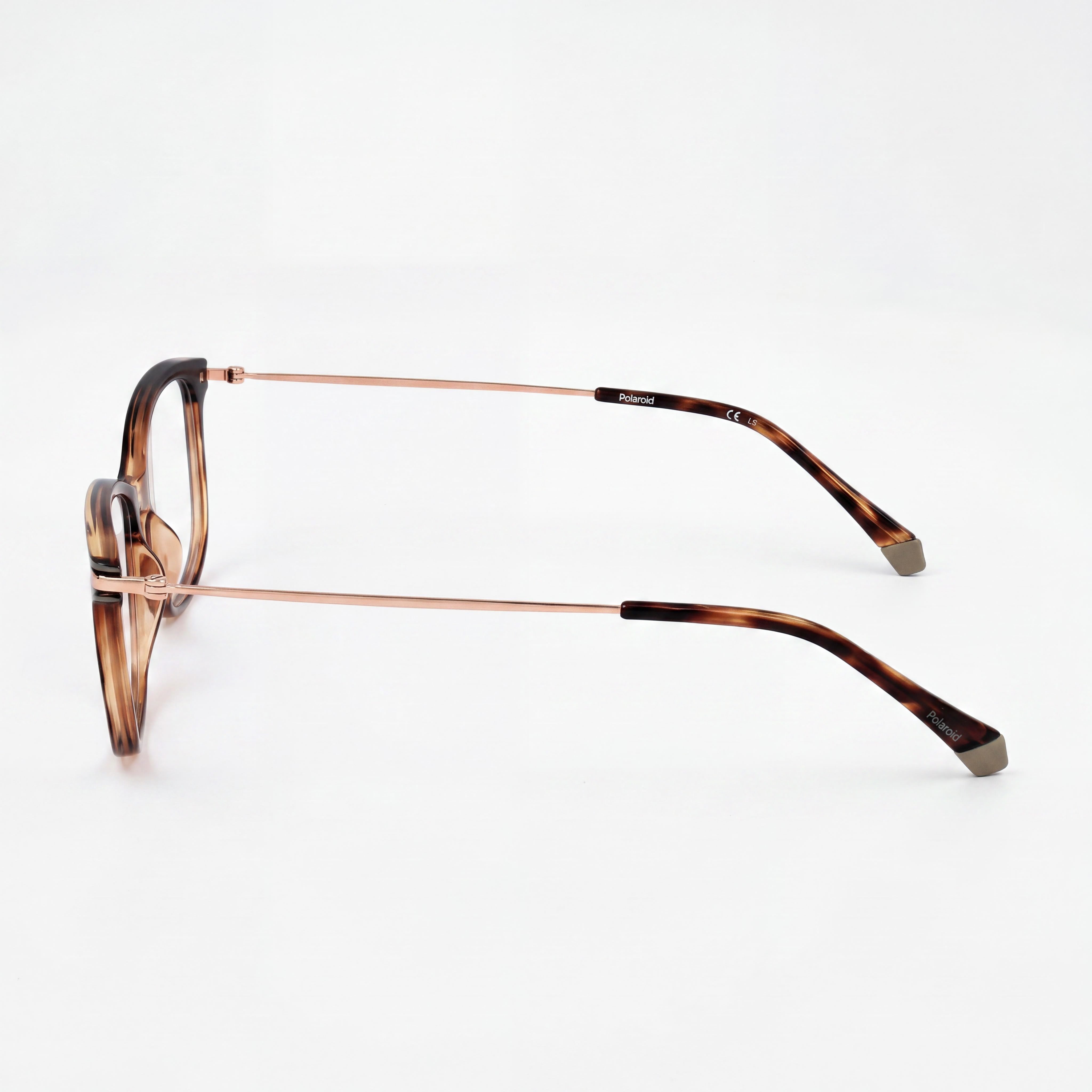 Polaroid PLD D416 Women's Rectangular Havana PROPIONISED Frame Polycarbonate Lens Eyeglasses 54mm, Photo 2