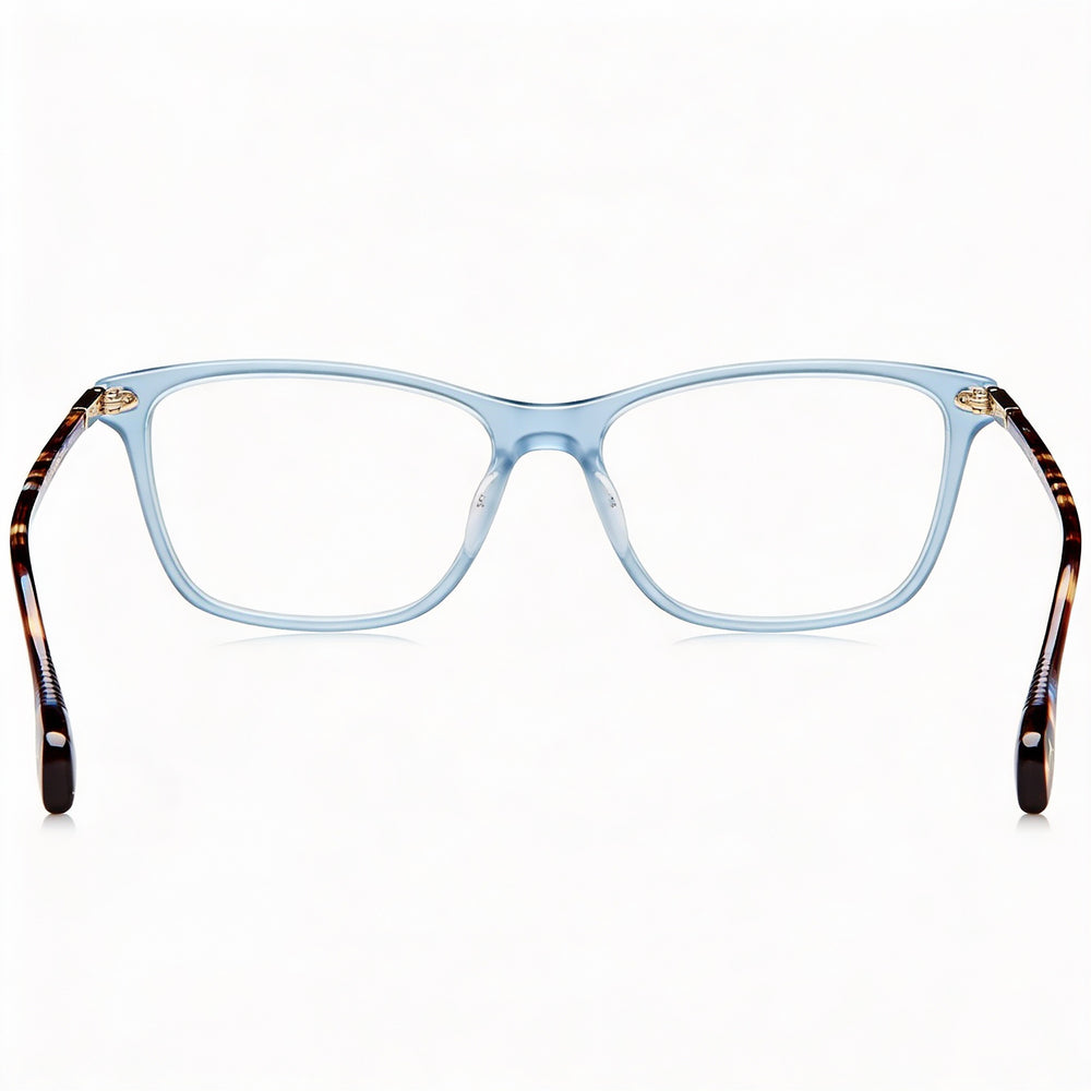 Gafas unisex RNB3031 de rag & bone con montura multicolor y lentes de cristal blanco