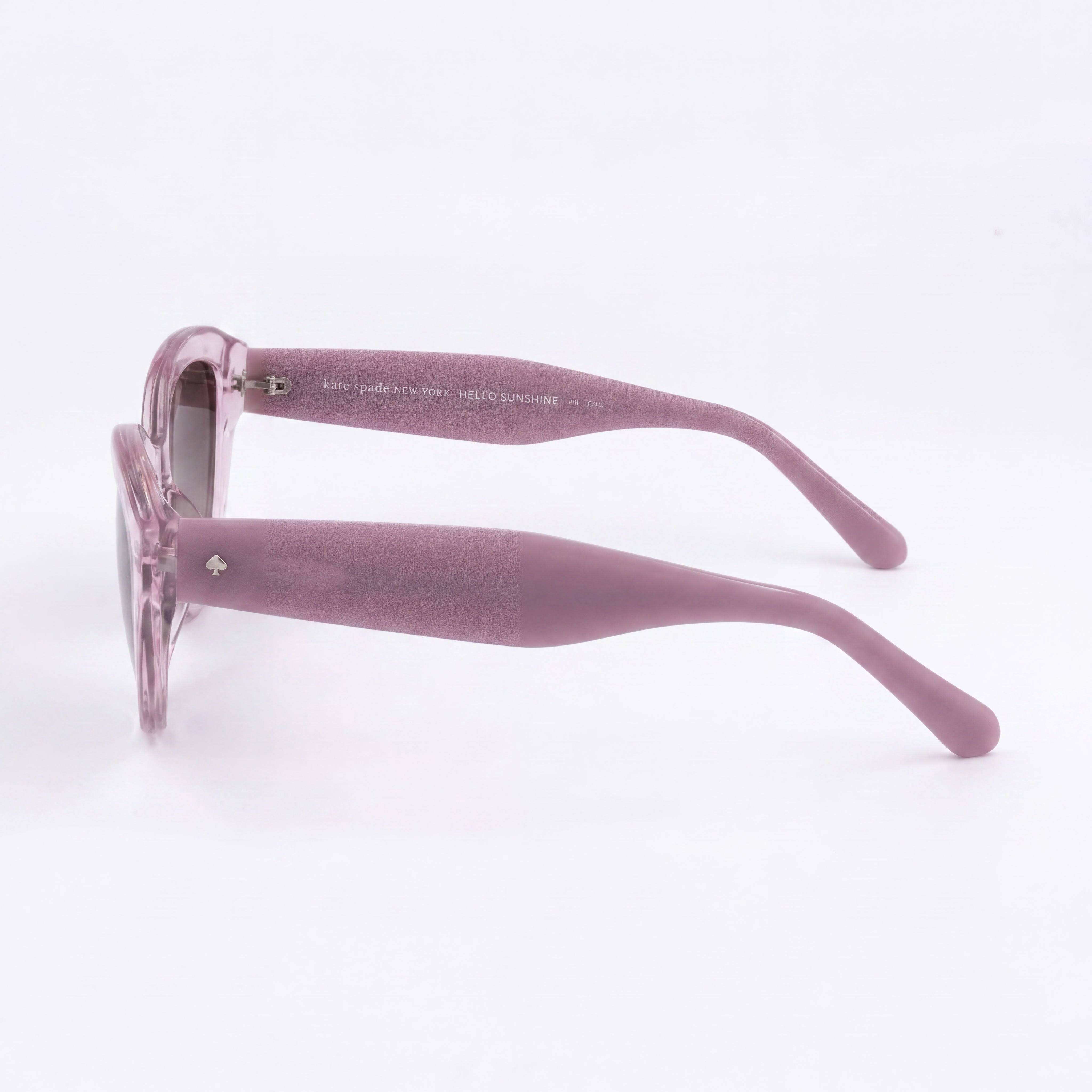 Kate Spade New York Seasonal Women’s Violet Brown Acetate Brown Shaded Polyester UV Protected Sunglasses 55mm, Photo 2
