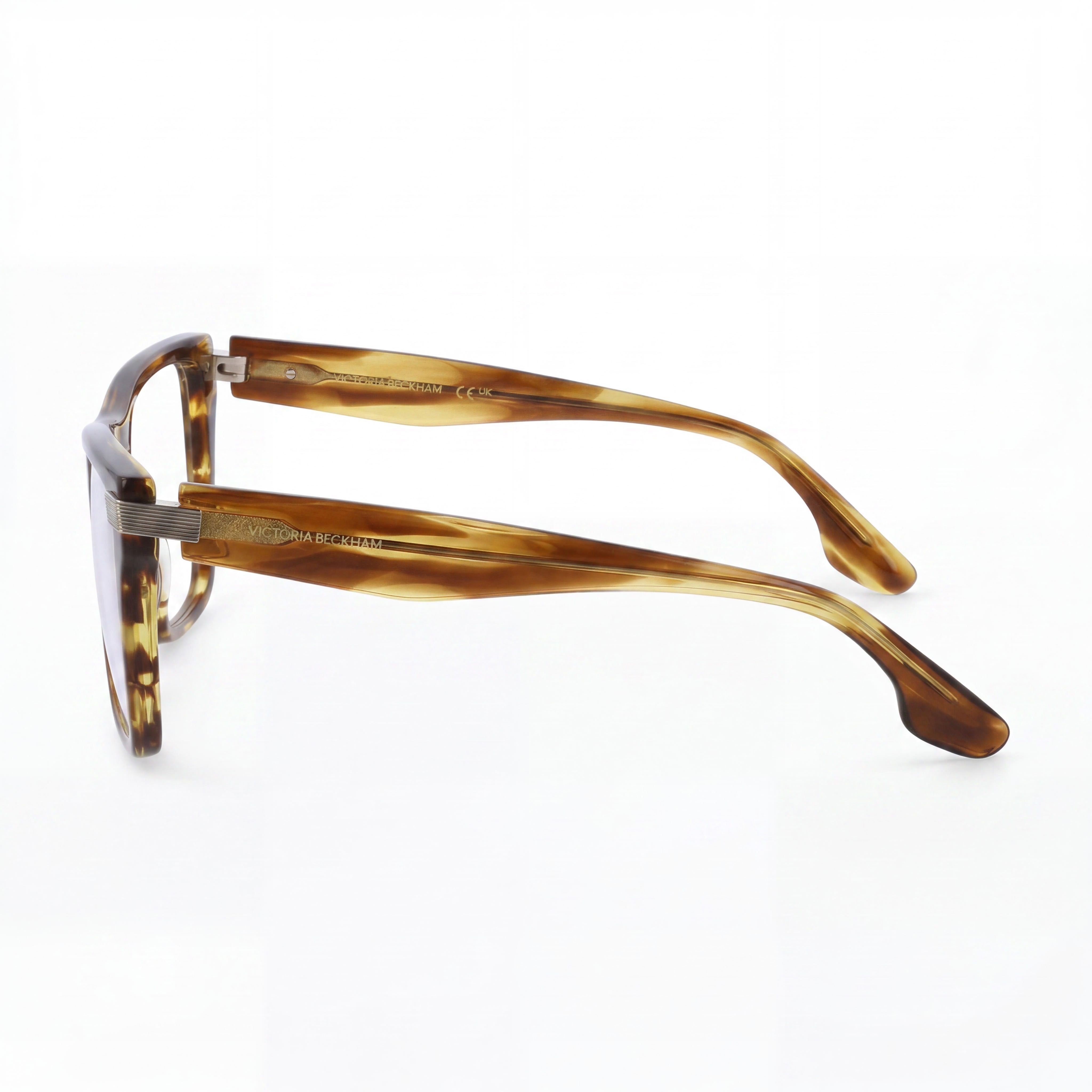 Gafas Oftálmicas Victoria Beckham Vb2677 para Mujer en Color Tabaco Rayado, Tamaño 53 mm Lente, 15 mm Puente, 140 mm Patilla, Photo 2