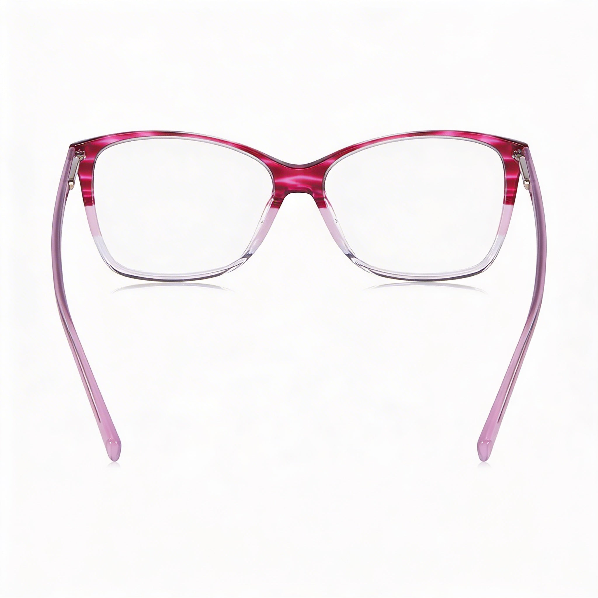 Monturas ópticas cuadradas Missoni MMI 0010 para mujer, montura completa, acetato tritono en color cuerno rosa, talla 54-16-140, Photo 4