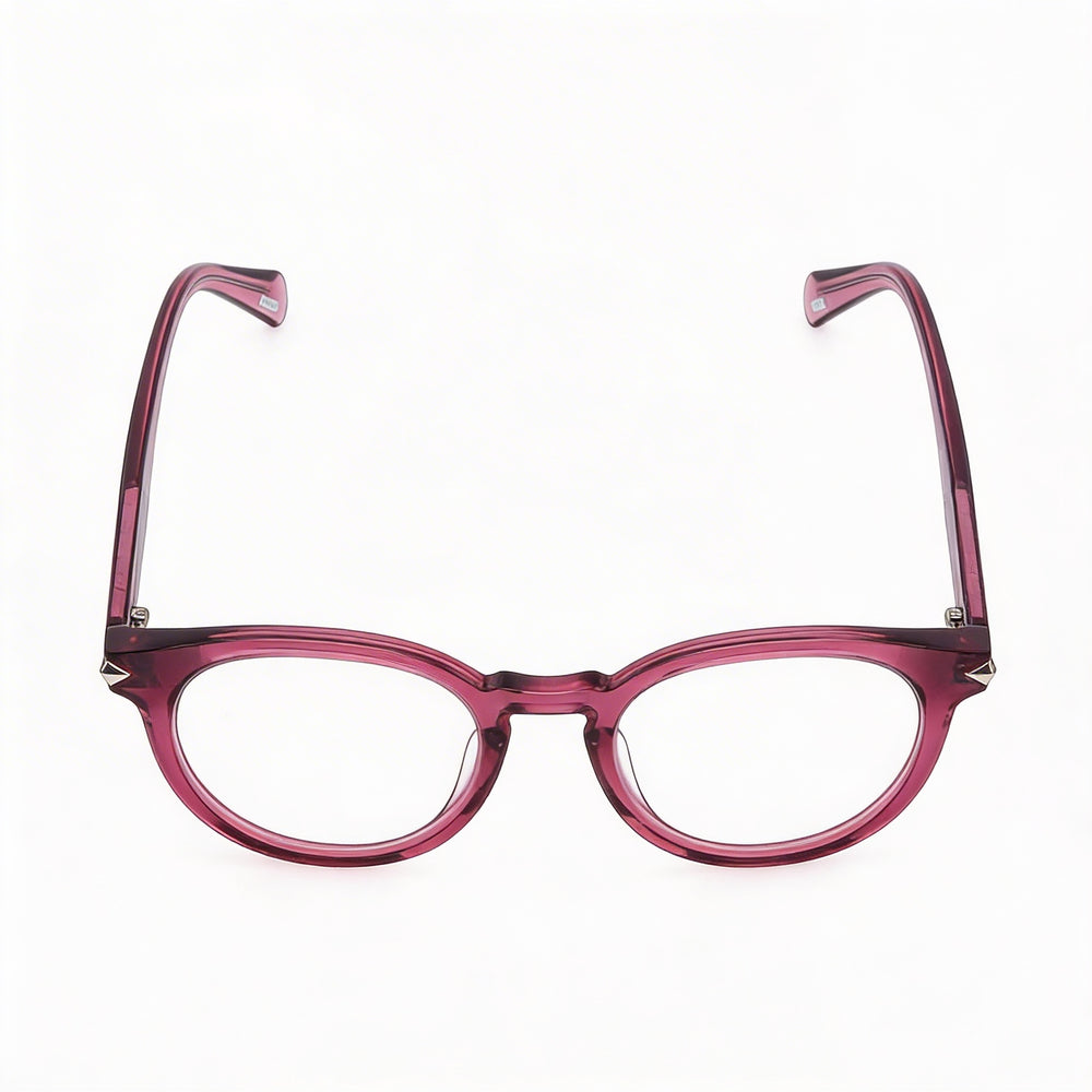 Police Modern Women's Bordeaux Acetate Optical Eyeglasses - 48mm Lens, 20mm Bridge, 135mm Temple