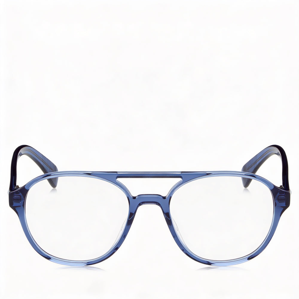 Gafas de sol modernas Rag & Bone para mujer con montura de acetato azul y lentes de policarbonato, 51 mm