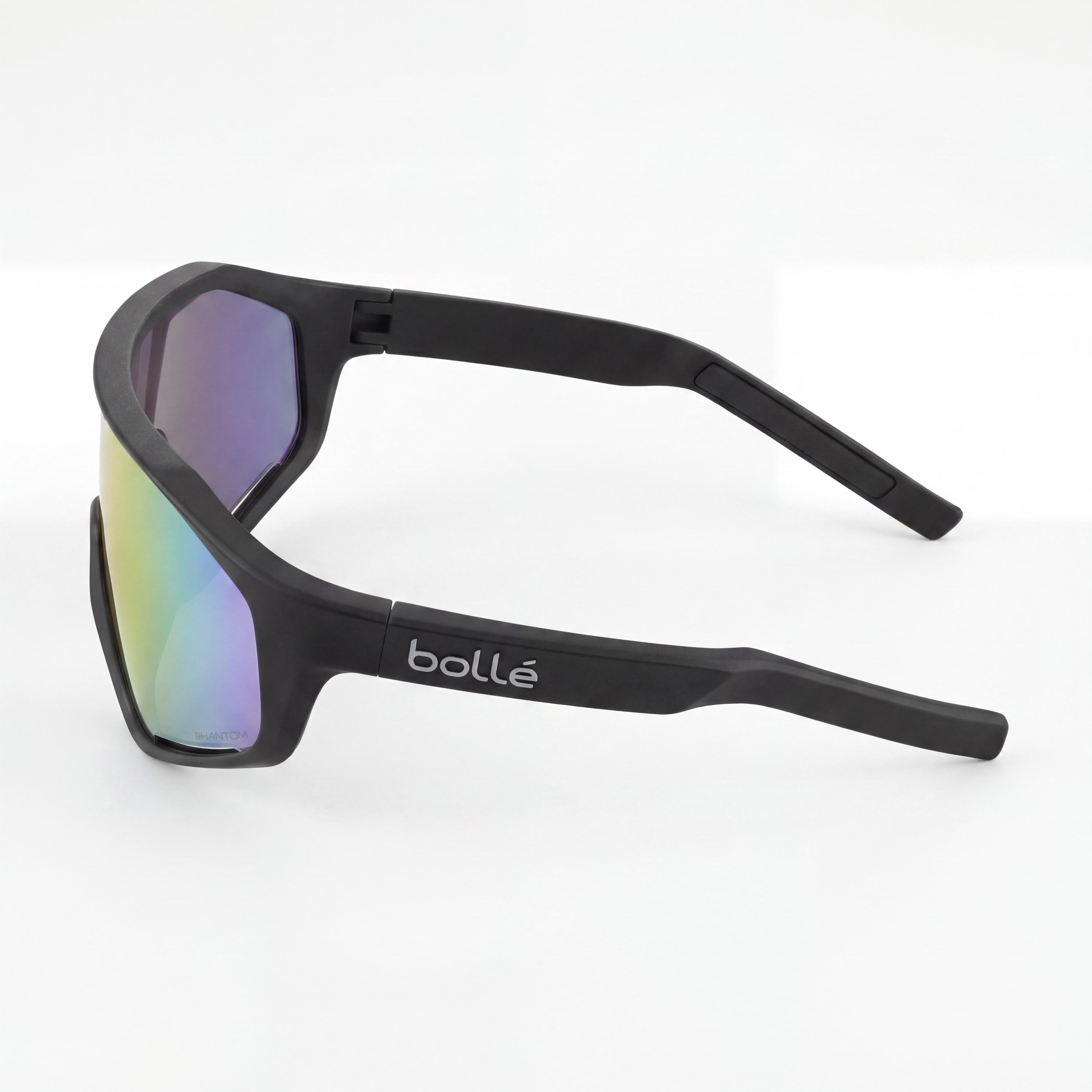 bollé Clint Unisex Sunglasses, Plastic Frame, Clear Photochromic Green Polycarbonate UV Protection Lenses, Adjustable (136mm), Photo 3