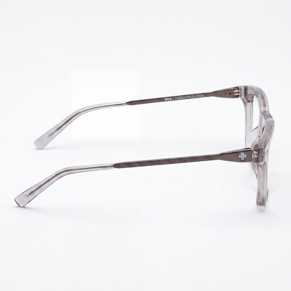 Gafas Casuales Spy para Mujer con Montura de Plástico, Crystal Smoke Mate Dark Gunmetal, 52mm