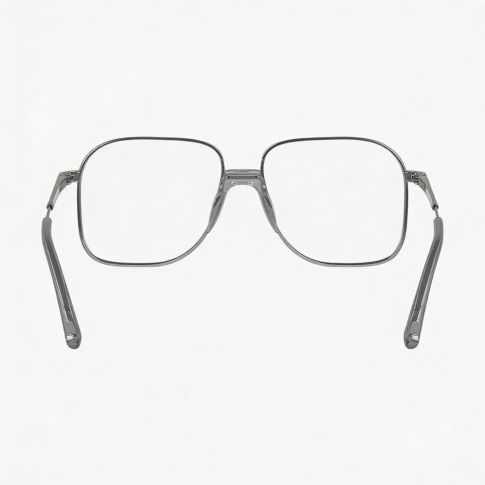 Victoria Beckham Modern VB2134 Women's Eyewear featuring Silver Metal Frame and Silver Polycarbonate Lenses, Size 56mm