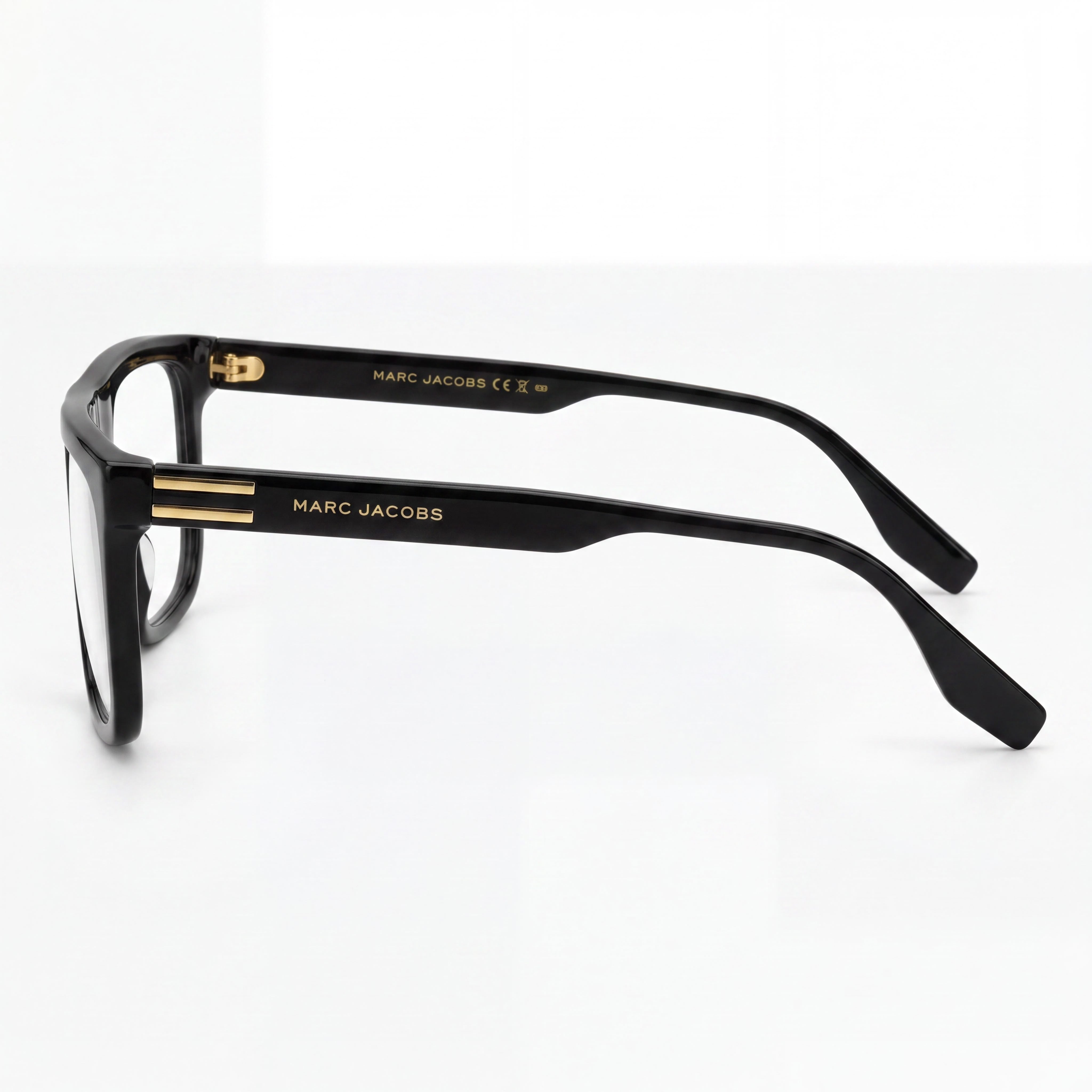 Montura de gafas Marc Jacobs Marc 720 de plástico negro para mujer, lente de 56 mm, puente de 18 mm, patilla de 145 mm, Photo 3