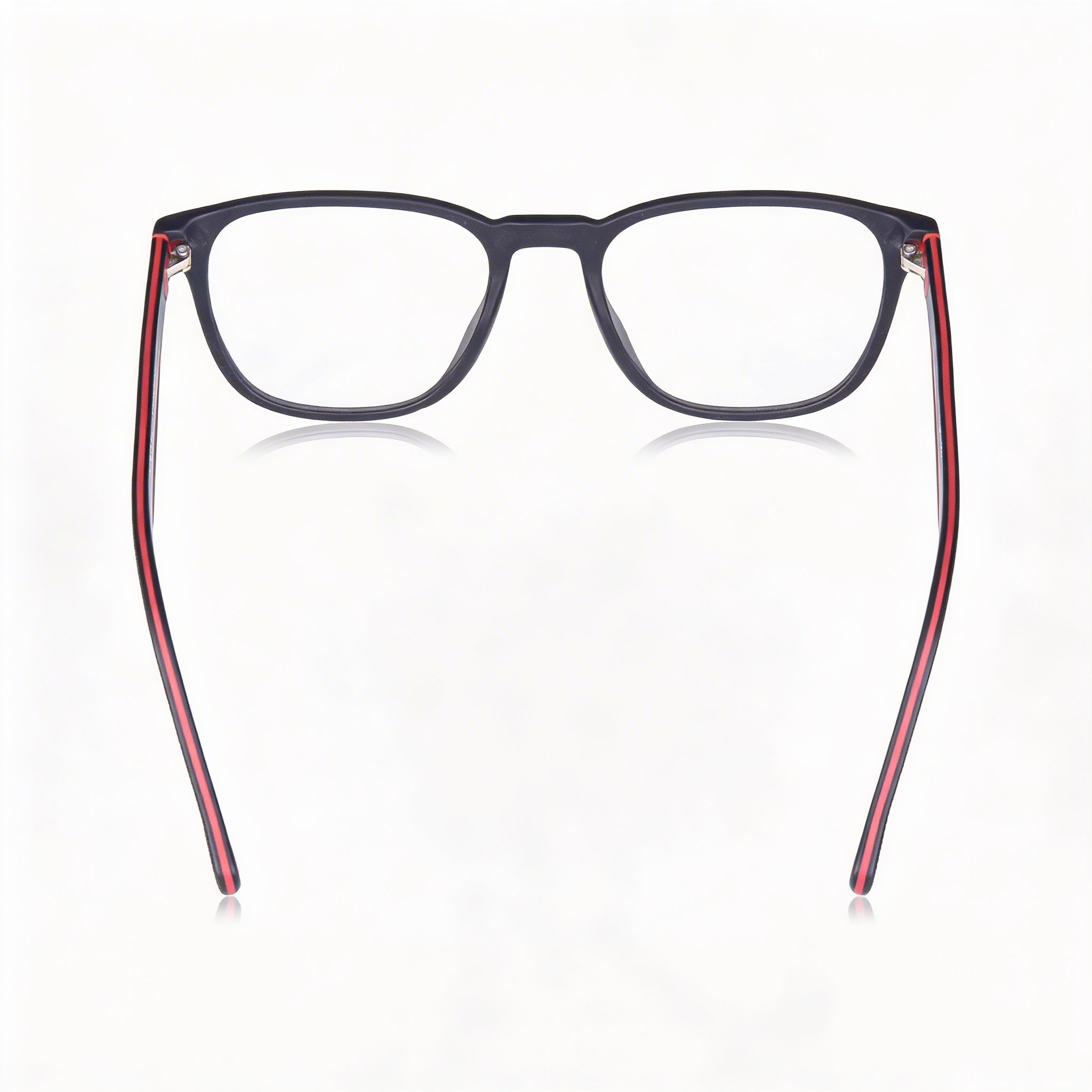 Carrera Casual Gafas de sol de hombre con montura de propionato y protección UV, lentes rojas negras mate, 51 mm, Photo 4
