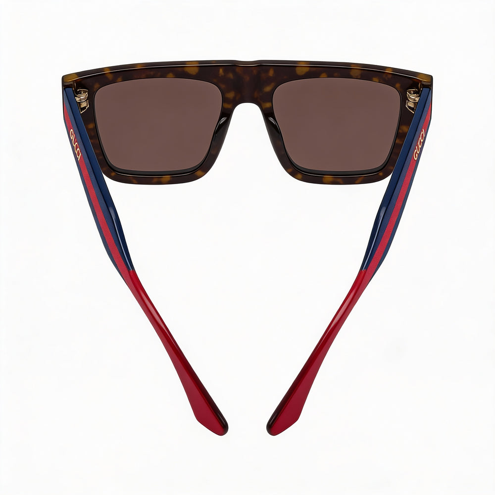 Gucci Modern RECYCLED ACE Unisex Black Frame Black Lens Sunglasses GG1868S, Bridge 18mm, Temple 145mm