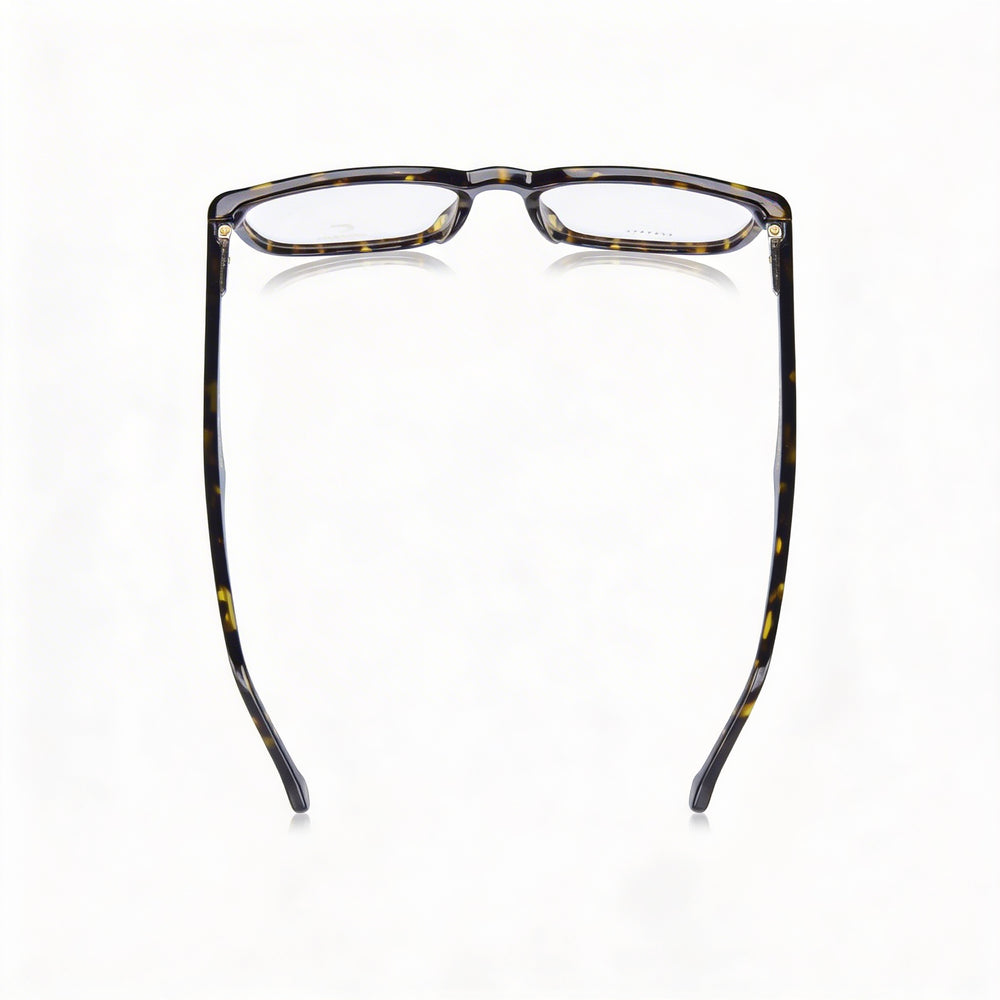 Gafas Carrera 309 para hombre, estilo casual, montura de acetato color Habana con lentes de plástico, lentes de 54 mm, puente de 18 mm, patillas de 145 mm