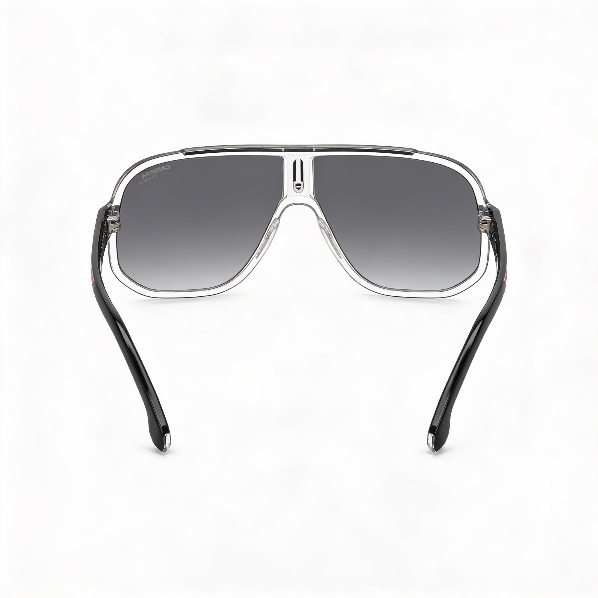 Carrera Modern Navigator Thermoplastic Elastomers Frame Black Red Unisex Sunglasses 63-11-135, Photo 4