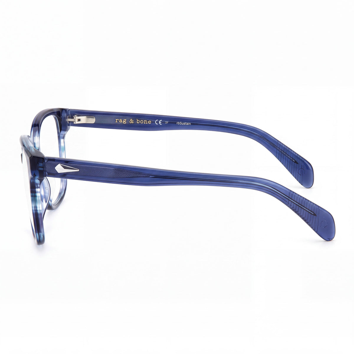 Gucci RNB3053 Unisex Sunglasses, Injected Frame, Blue Color, Polycarbonate Lens Material, 54mm Lens Width, Photo 3