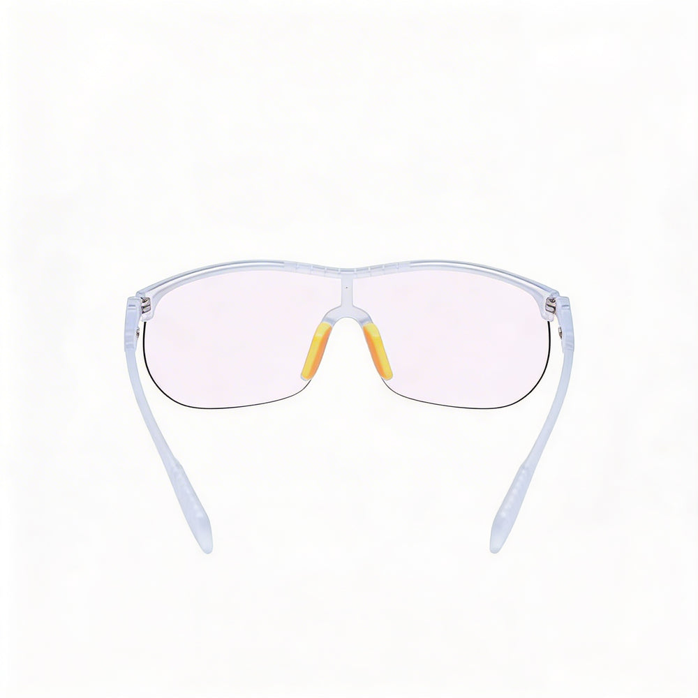 Adidas Contemporary Unisex Titanium Crystal Mirror Orange to Blue Photocromatic UV400 Eyewear 130mm