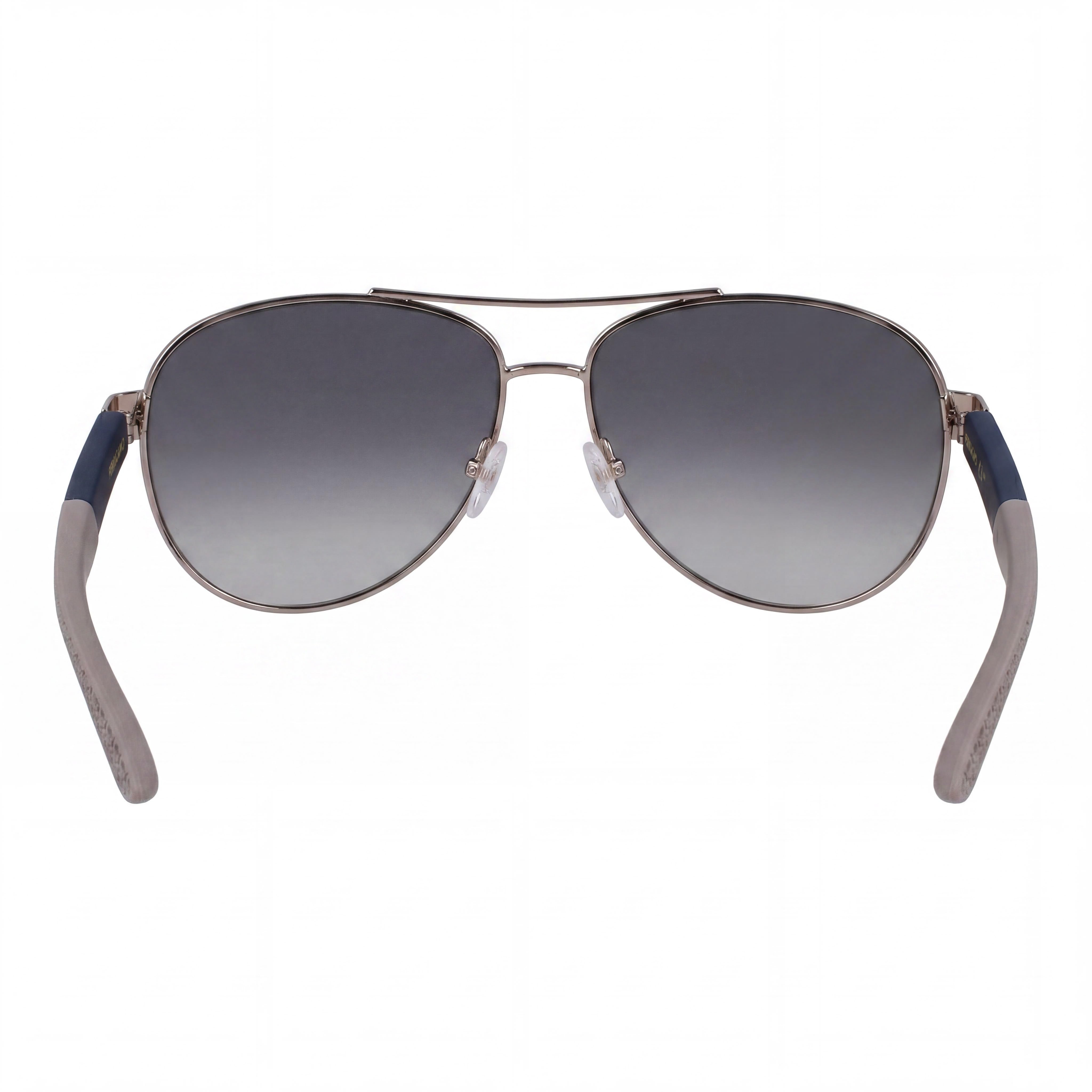 Salvatore Ferragamo Sf275sn Unisex Aviator Metallo Non-Polarized Gradient Shiny Light Rutherium Sunglasses 62mm, Photo 3